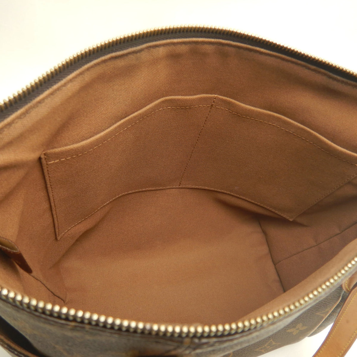 Louis Vuitton Black Brown Monogram Monogram Canvas Tote Bag (Pre-Owned)