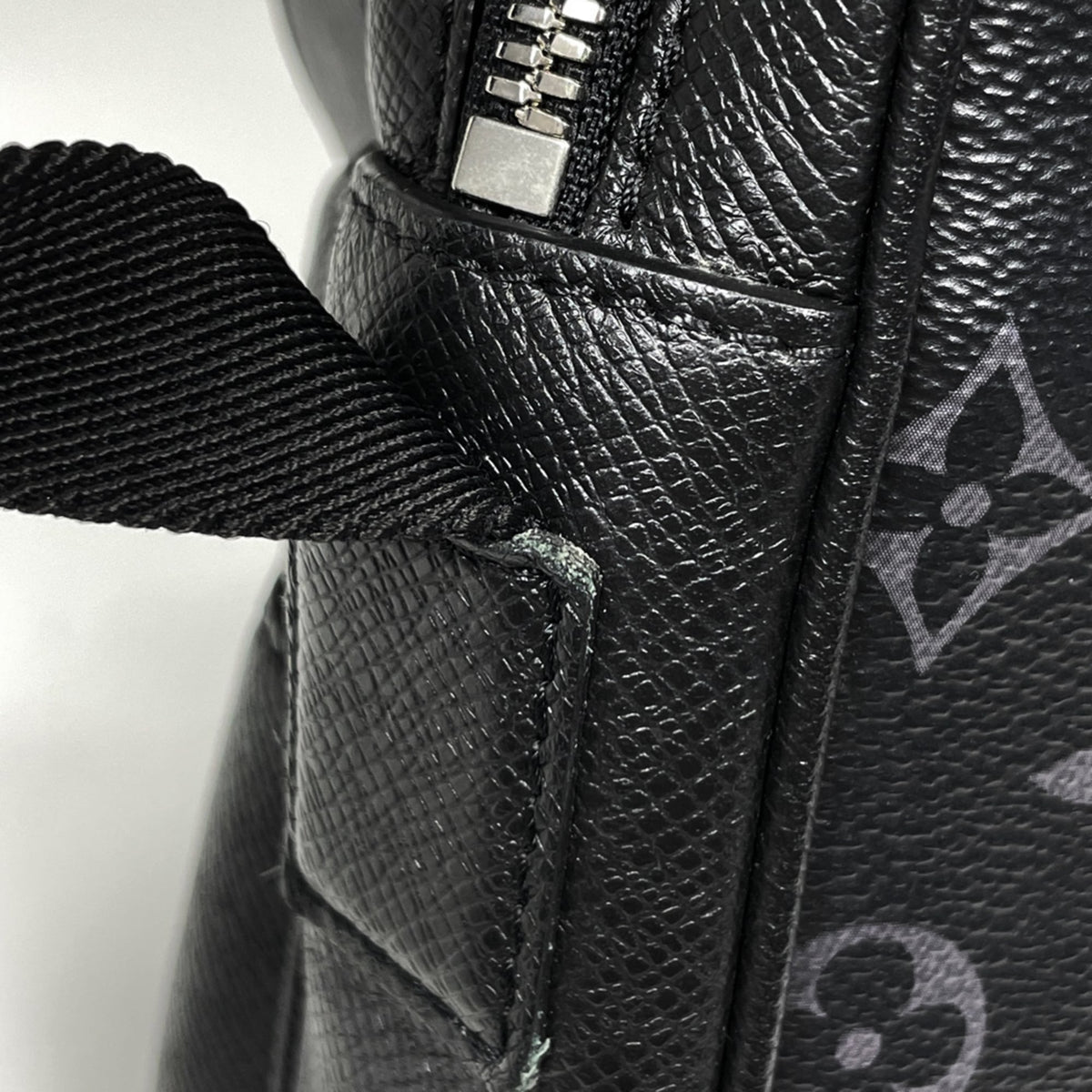 Louis Vuitton Black Noir Taigarama Monogram Eclipse Shoulder Bag (Pre-Owned)