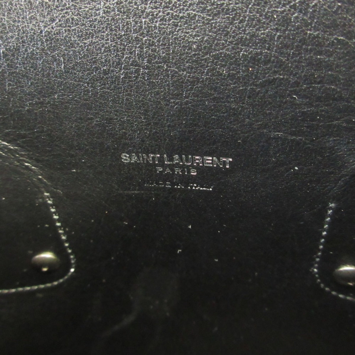 Yves Saint Laurent Ivory Leather Tote Bag (Pre-Owned)