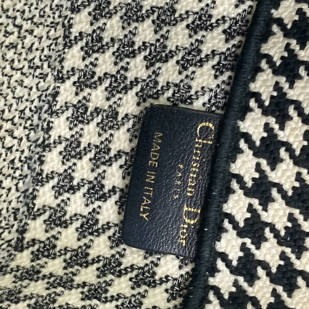 Christian Dior Black Cloth Tote Bag (Pre-Owned)