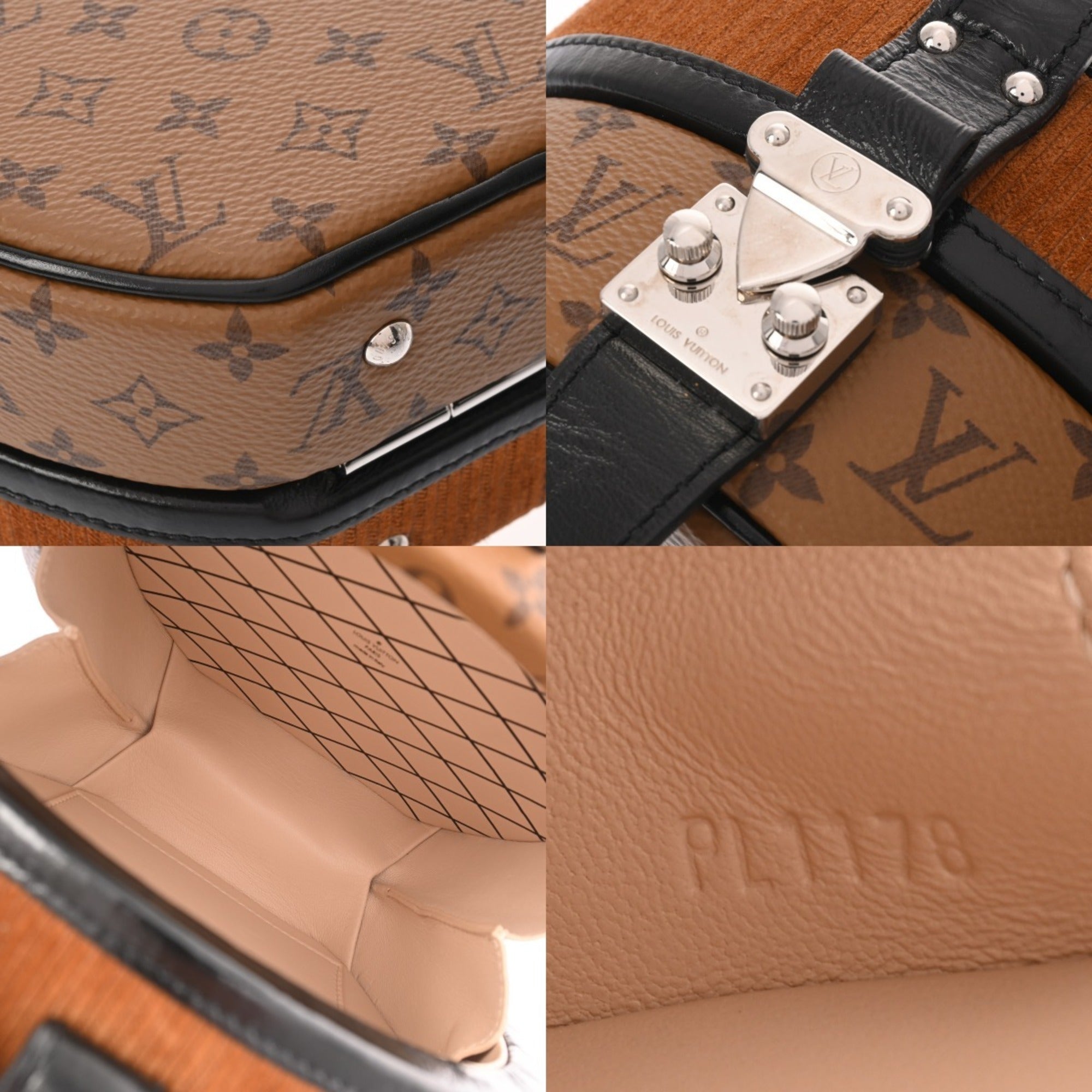 Louis Vuitton Brown Leopard Monogram Reverse Shoulder Bag (Pre-Owned)