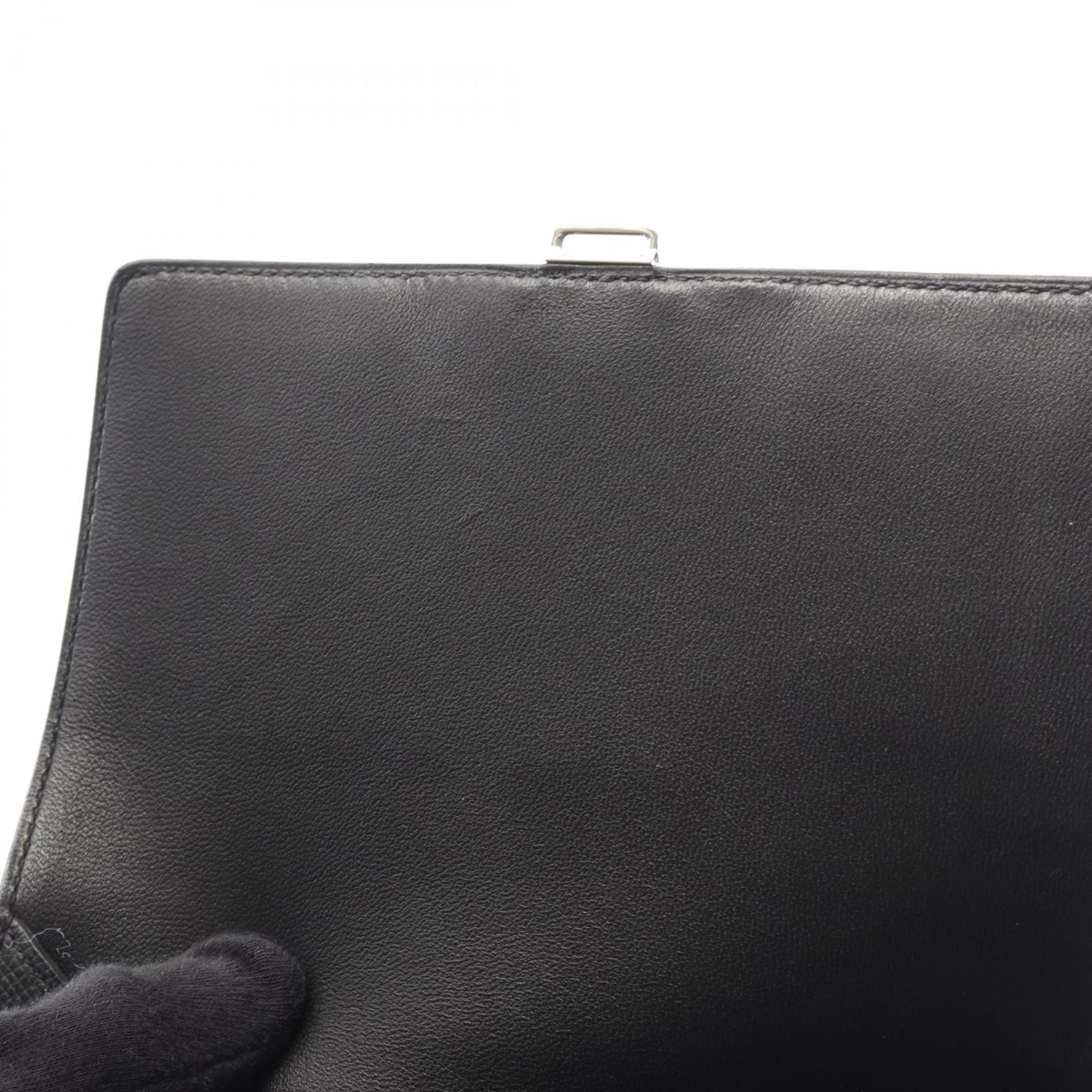 Hermes Black Leather Shoulder Bag (Pre-Owned)