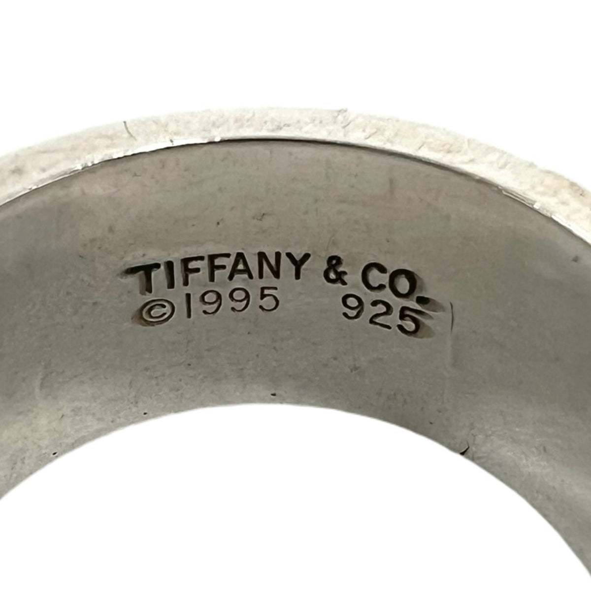 Tiffany Silver Silver 925 Band Ring (Pre-Owned)