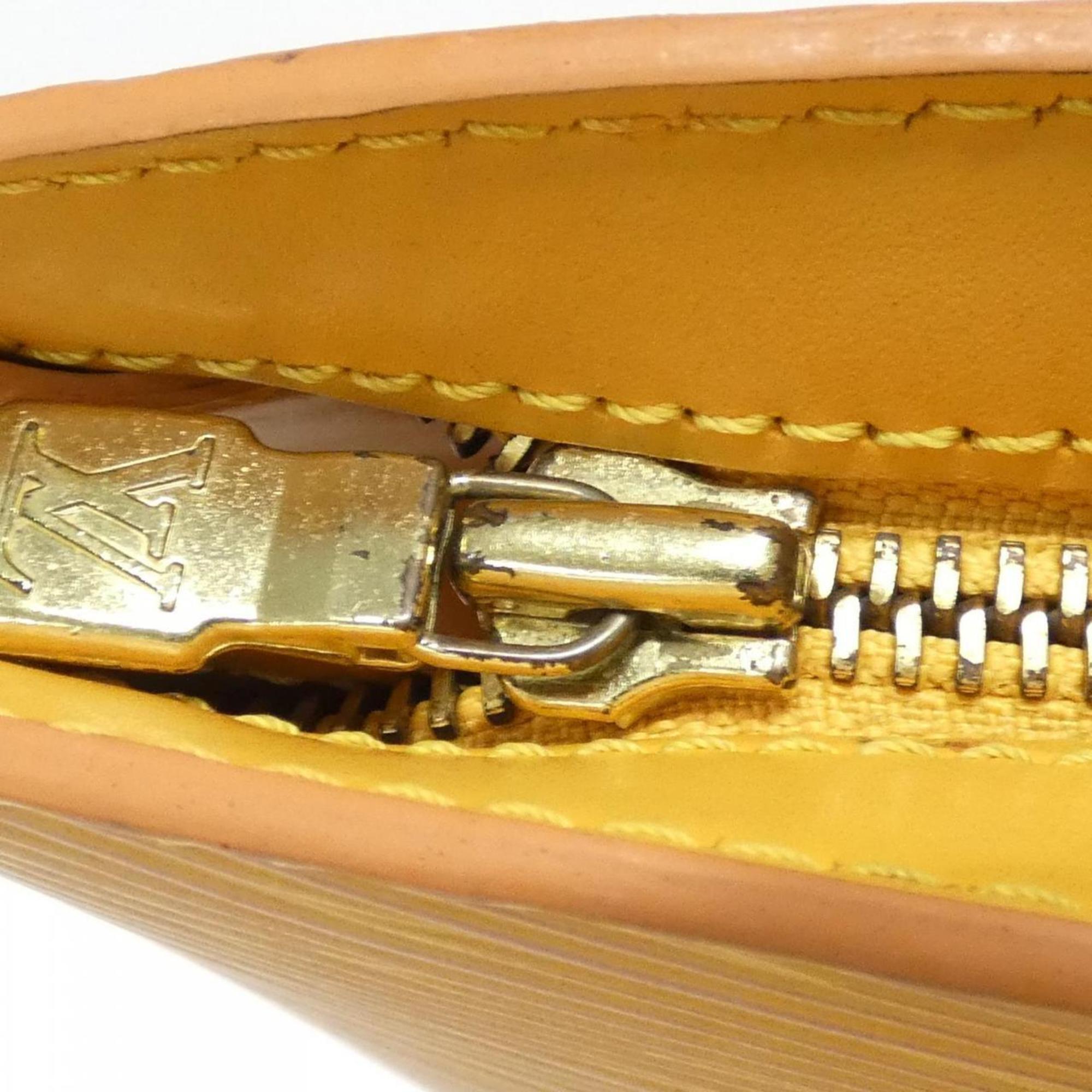 Louis Vuitton Yellow Leather Shoulder Bag (Pre-Owned)