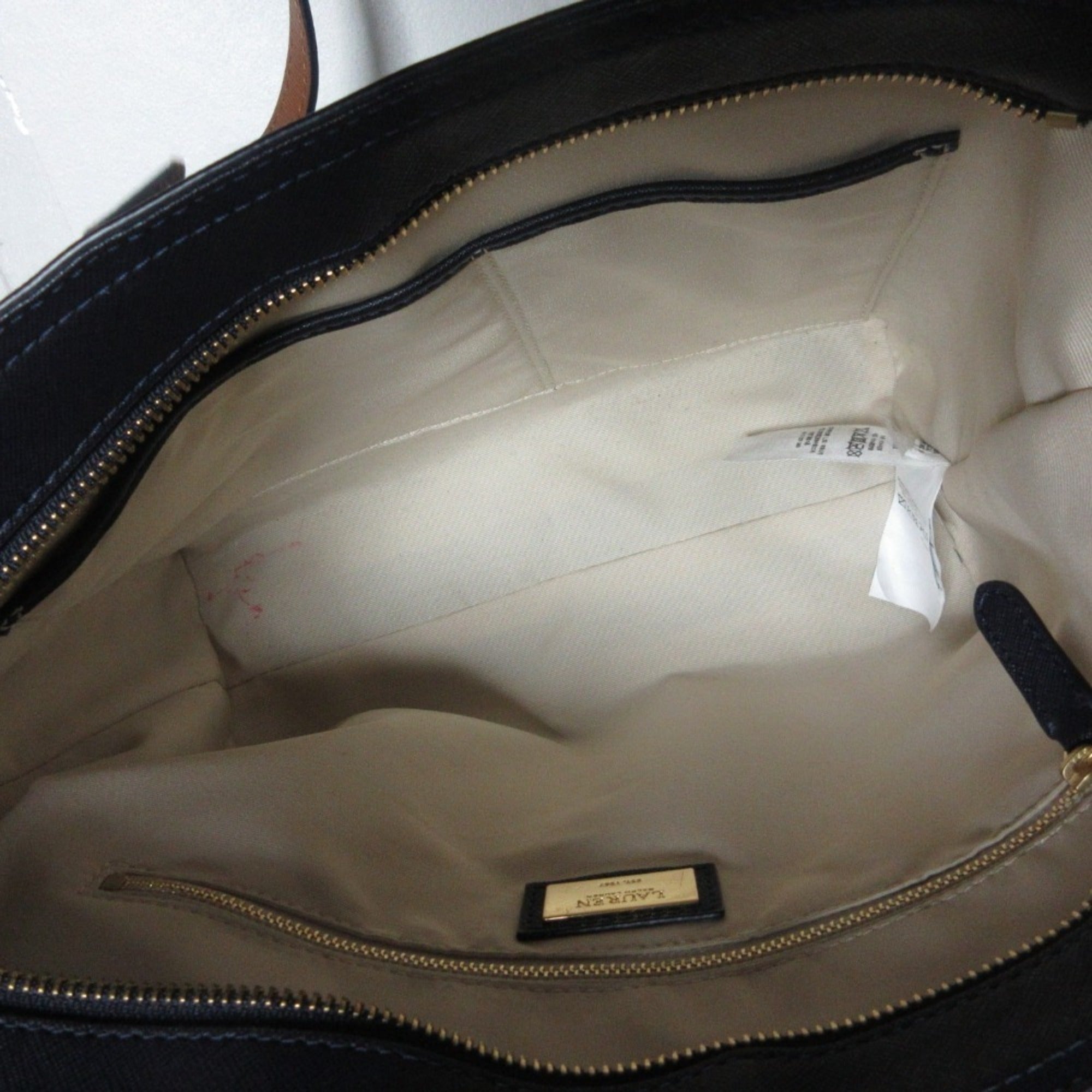 Ralph Lauren Navy Shoulder Bag Tote Bag (Pre-Owned)