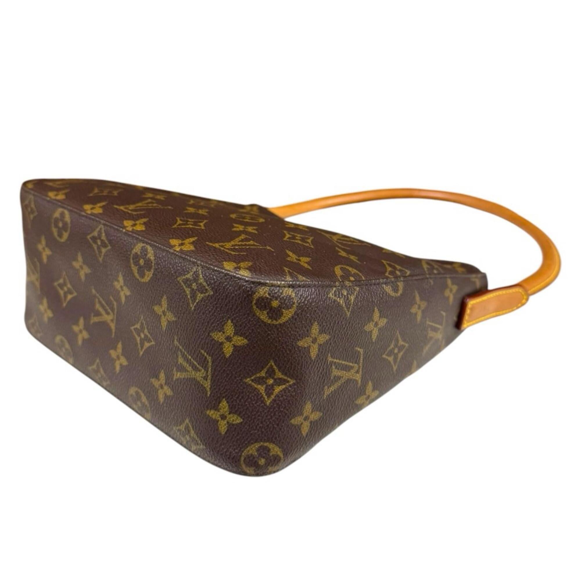 Louis Vuitton Brown Monogram Canvas Shoulder Bag (Pre-Owned)