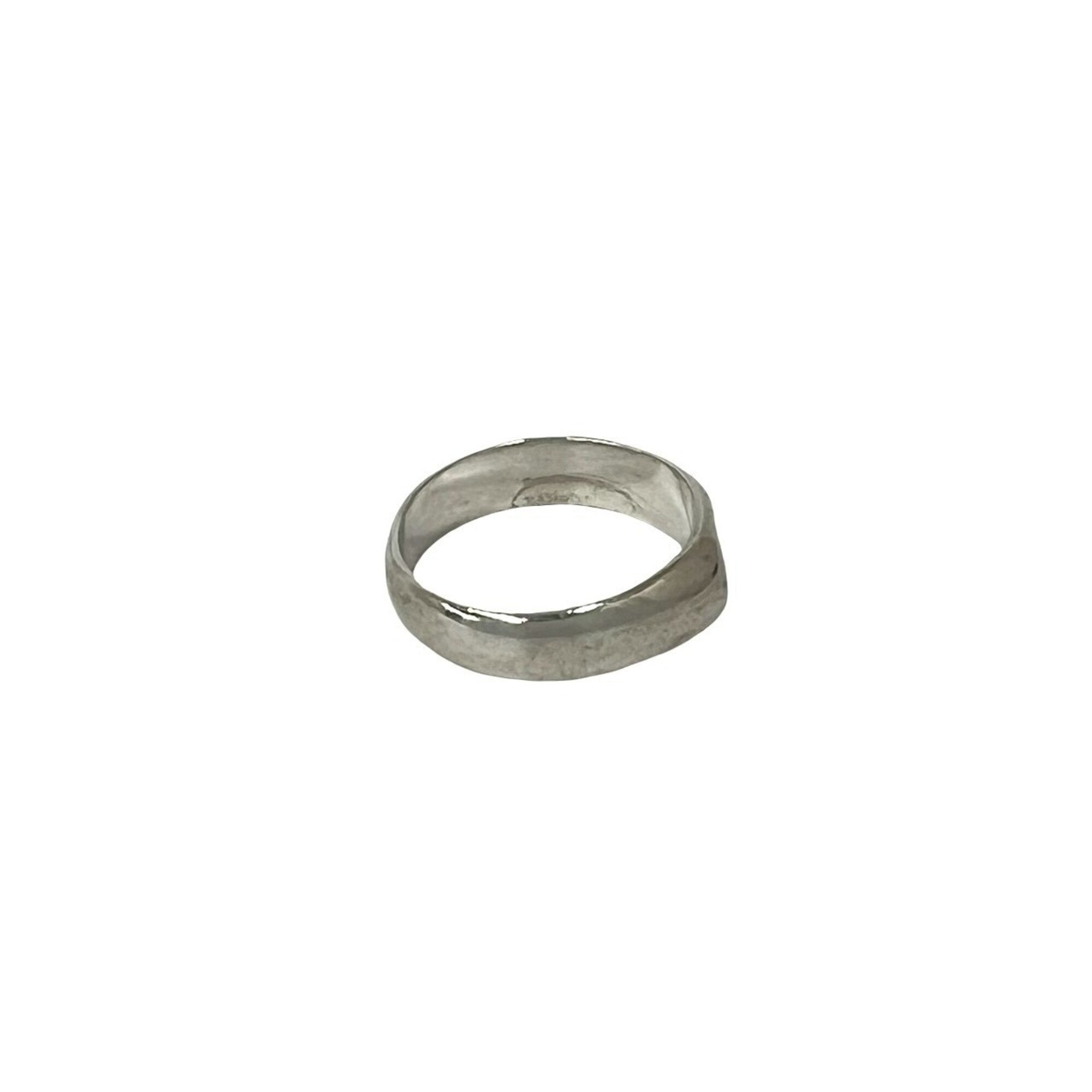Tiffany Silver Silver 925 Band Ring (Pre-Owned)