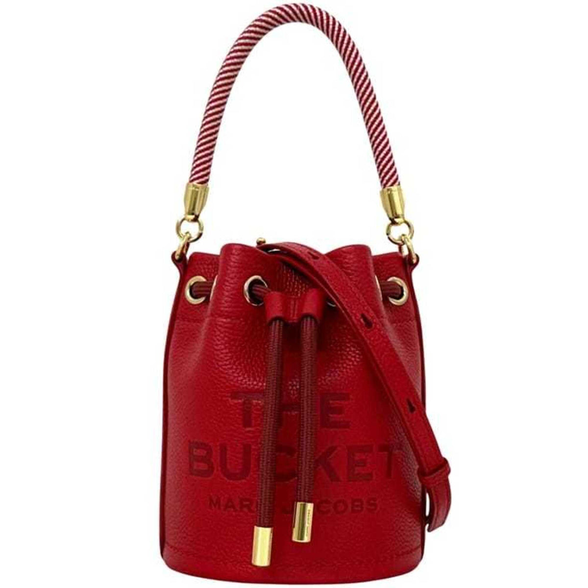 Marc Jacobs Red Color Leather Handbag Shoulder Bag (Pre-Owned)