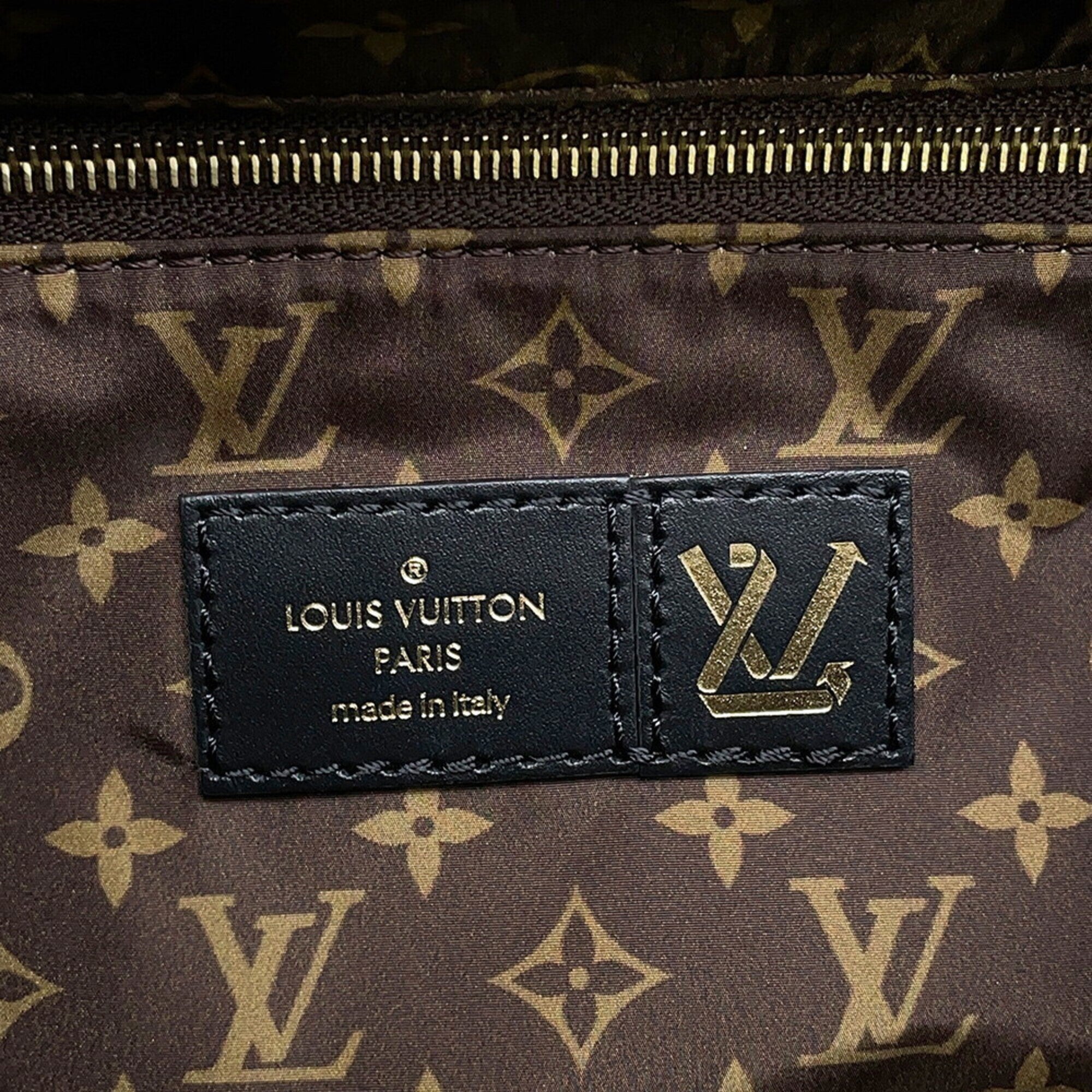 Louis Vuitton Black Noir Nylon Monogram Handbag Tote Bag (Pre-Owned)