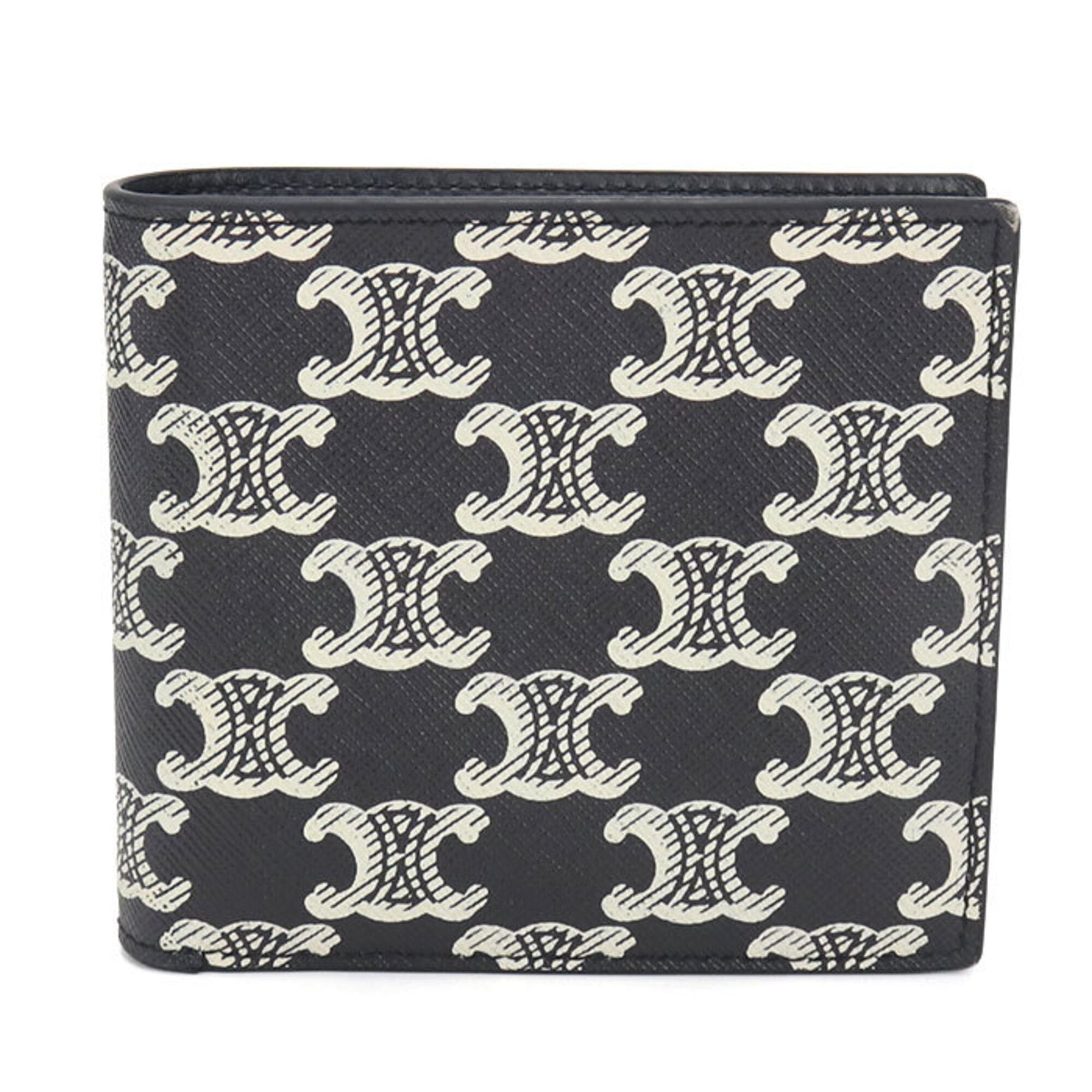 Celine Black Pvc Wallet (Bi-Fold) (Pre-Owned)