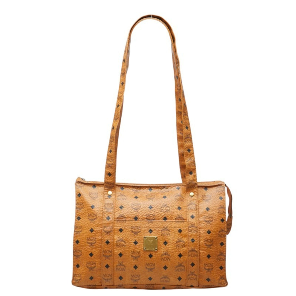 Mcm Brown Pvc Shoulder Bag Tote Bag (Pre-Owned)