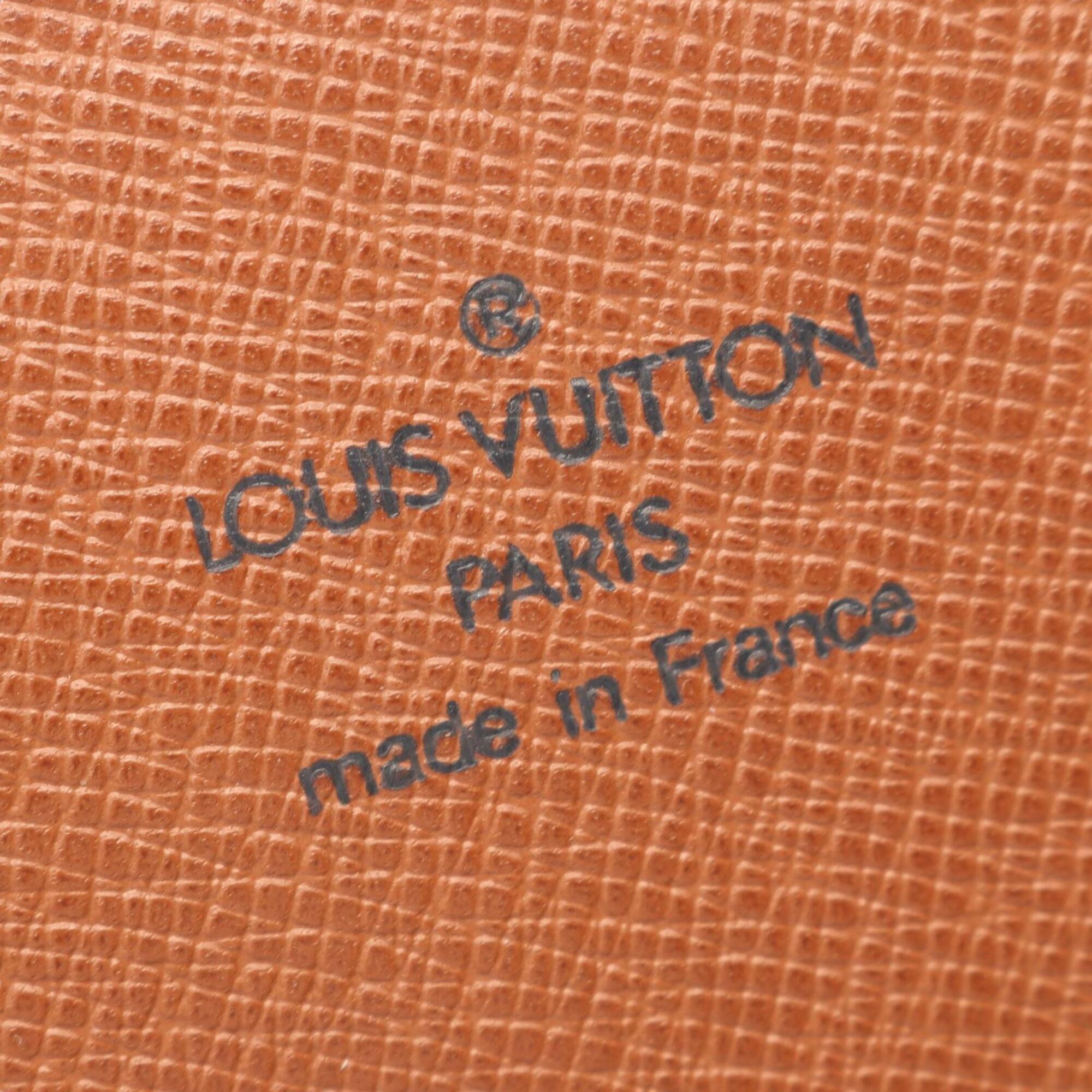 Louis Vuitton Brown Pvc Coated Canvas Leather Handbag Shoulder Bag (Pre-Owned)