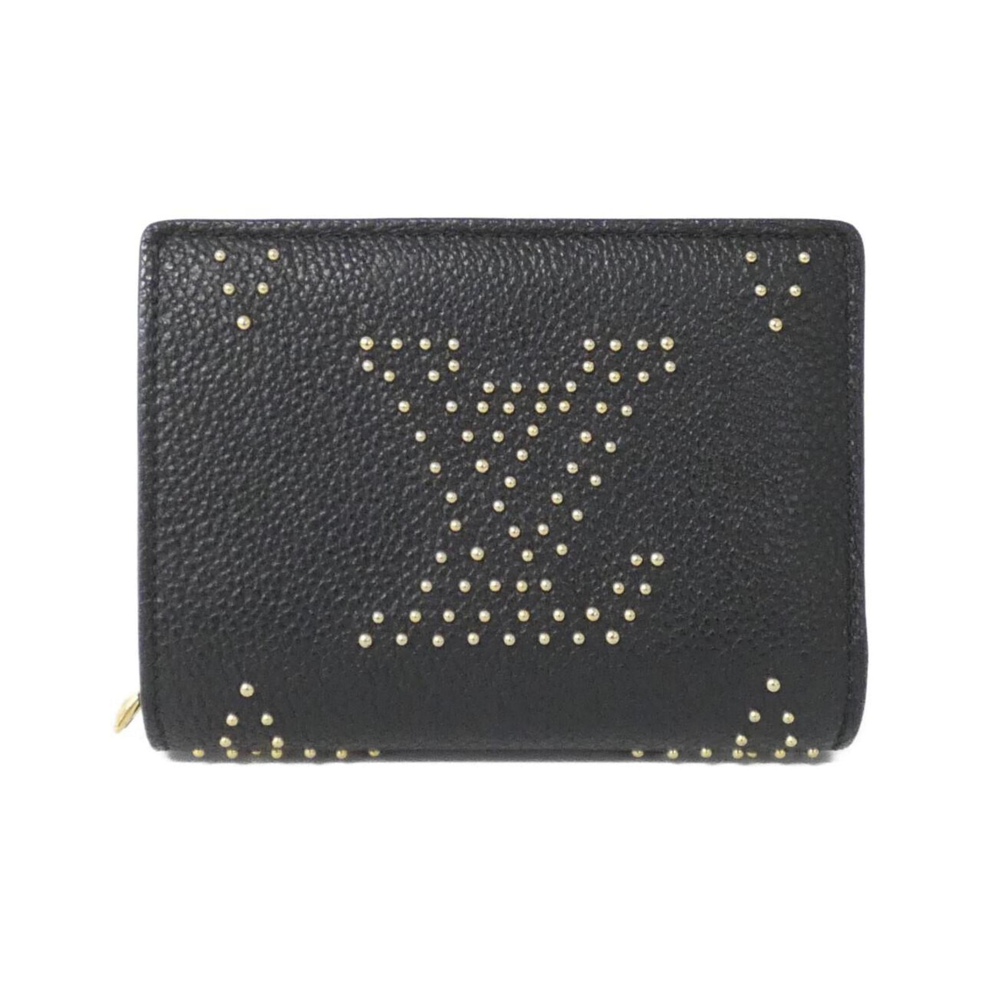 Louis Vuitton Black Leather Wallet (Bi-Fold) (Pre-Owned)