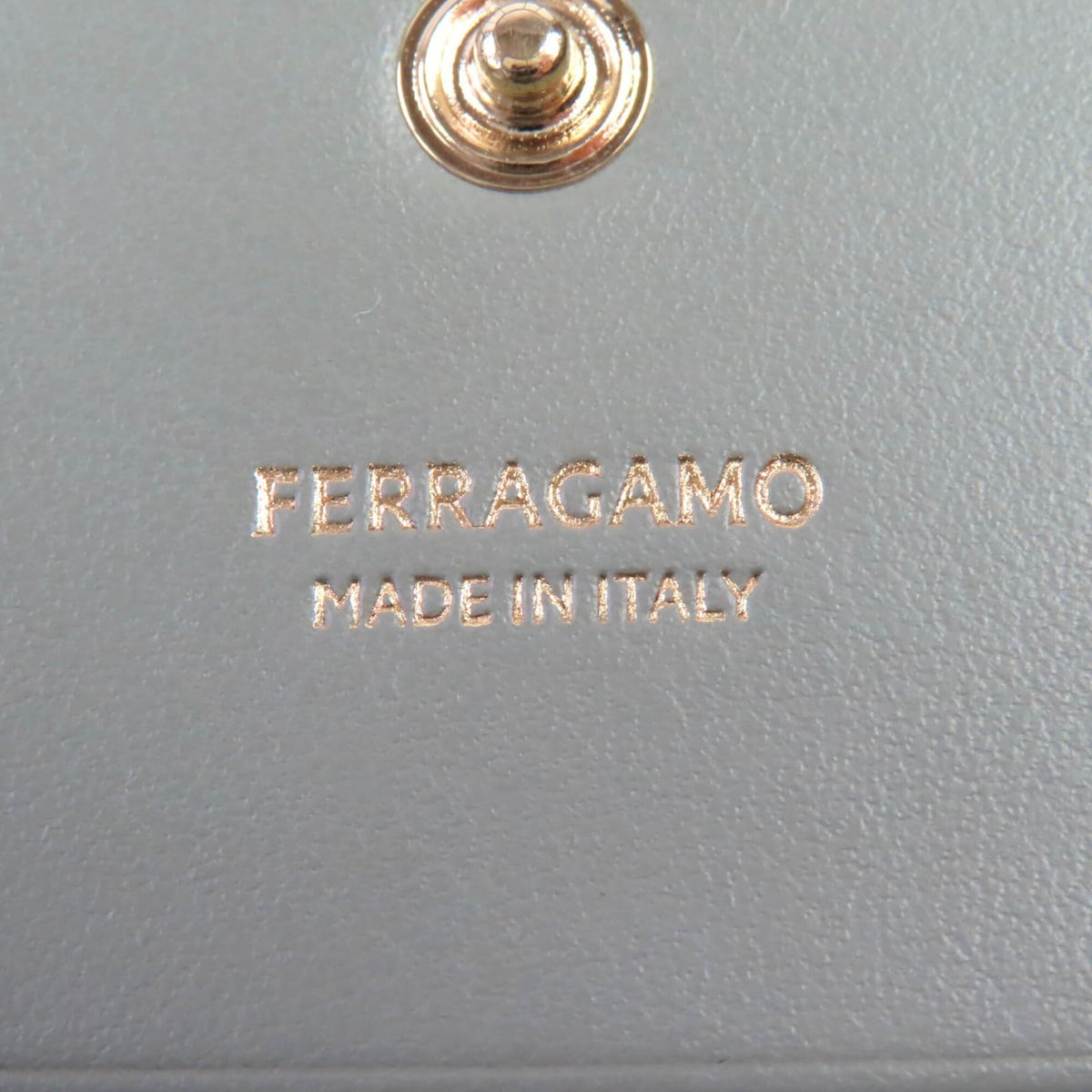 Salvatore Ferragamo Gancini Leather Wallet (Bi-Fold) (Pre-Owned)