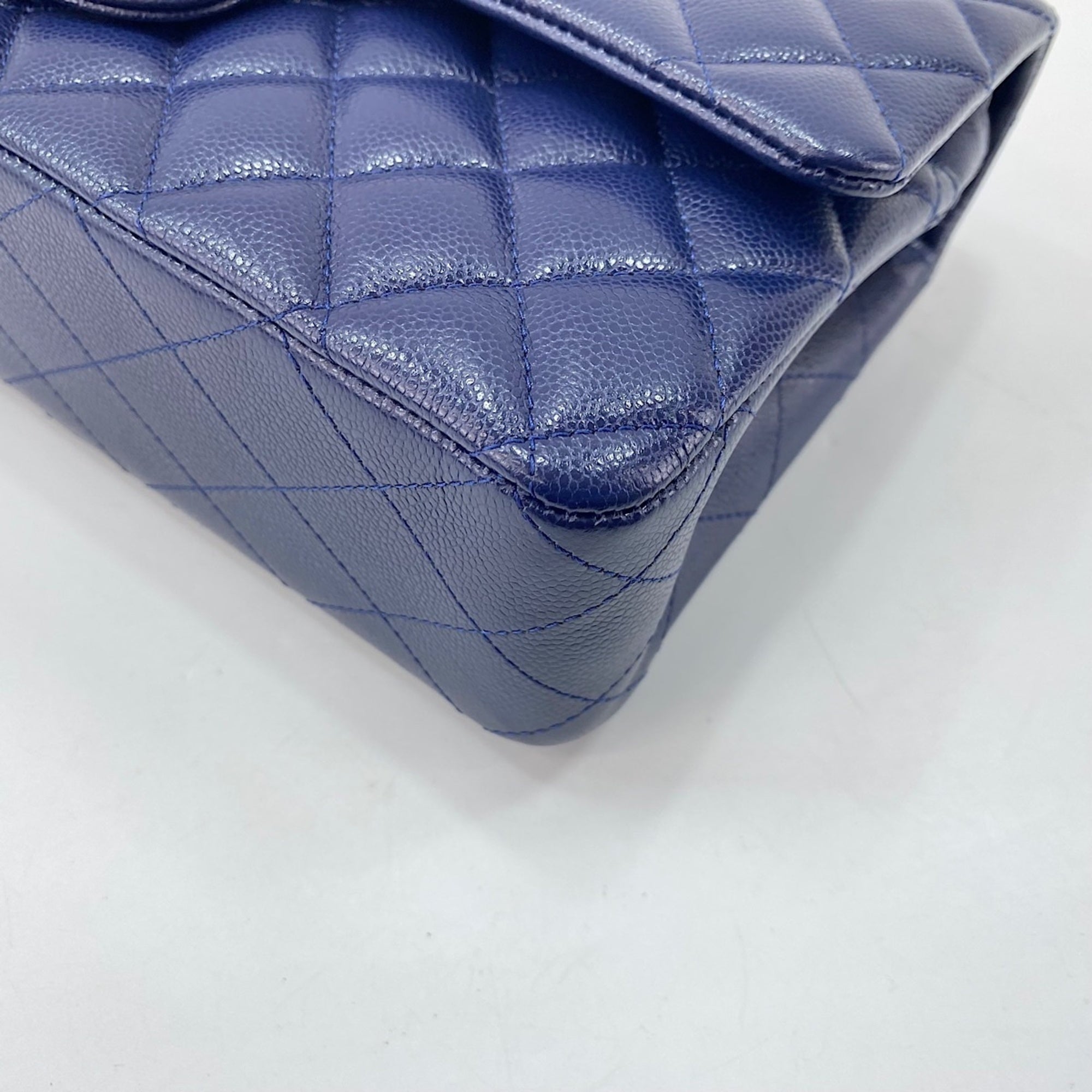 Chanel Matelasse Navy Shoulder Bag (Pre-Owned)