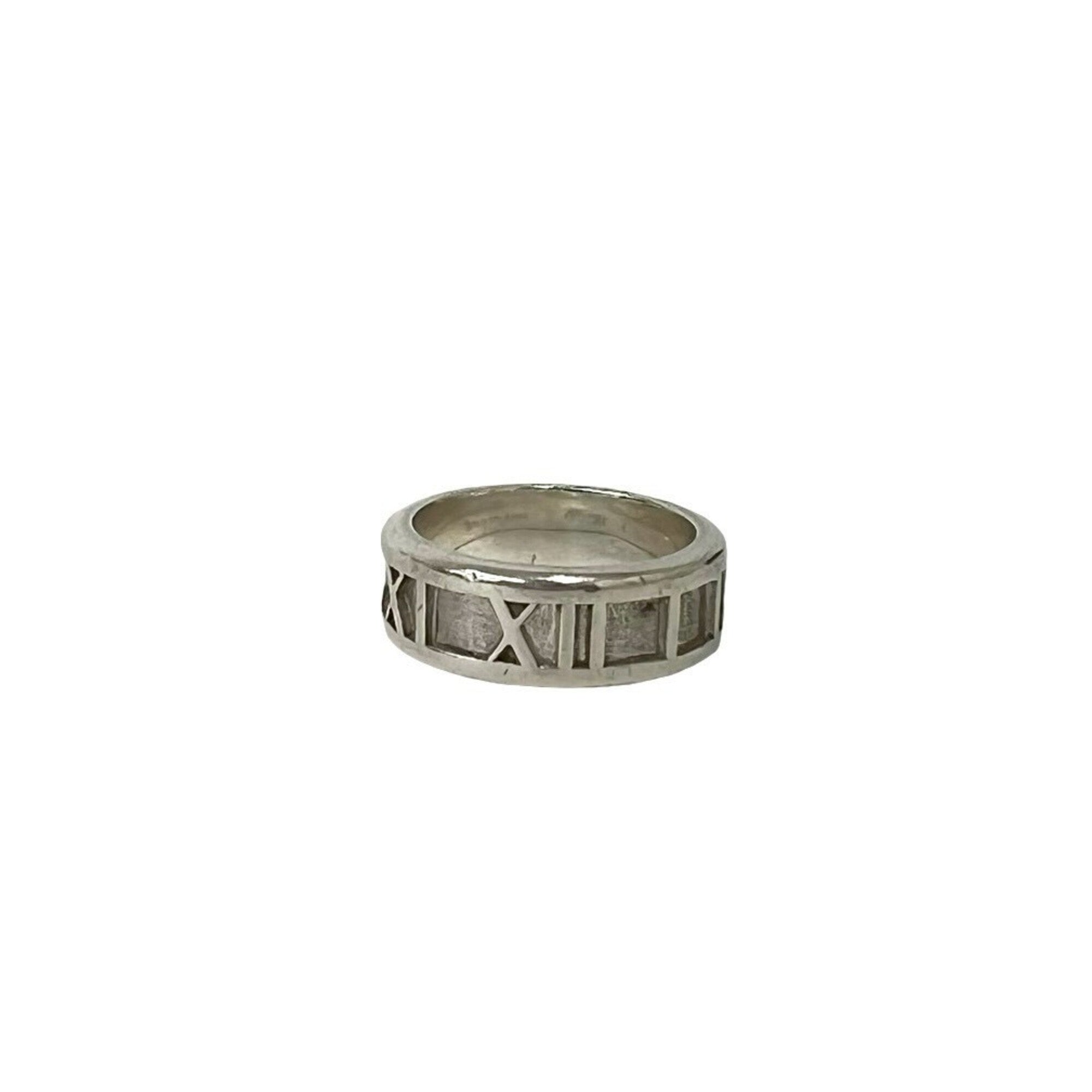 Tiffany Silver Silver 925 Band Ring (Pre-Owned)
