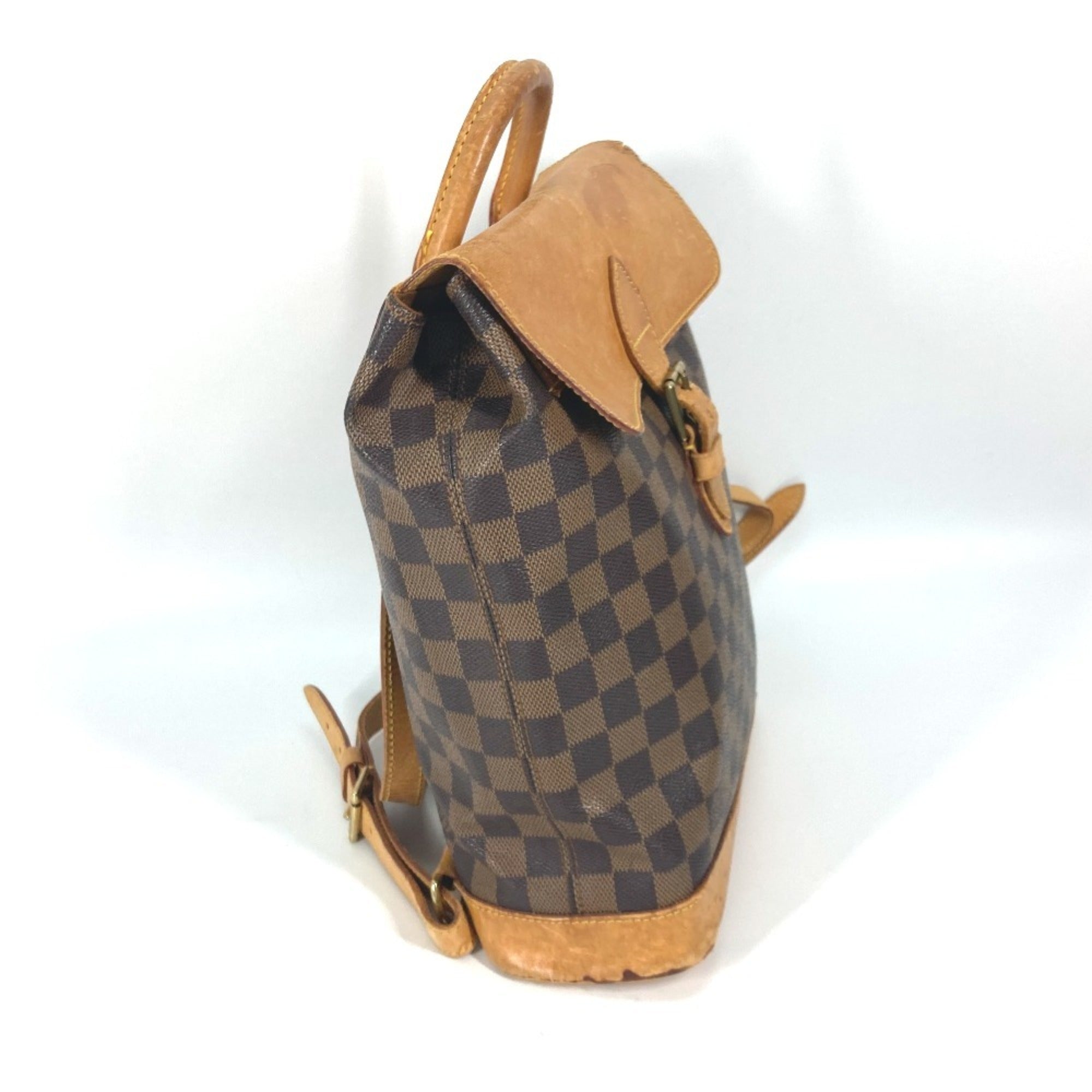 Louis Vuitton Brown Ebene Damier Canvas Backpack (Pre-Owned)