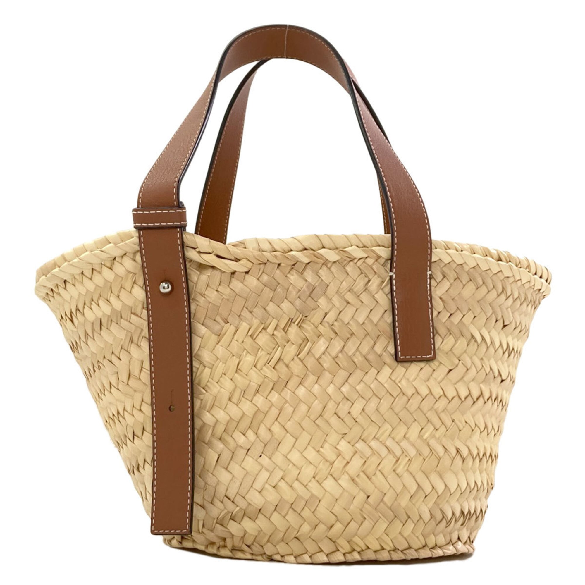 Loewe Brown Leather Basket Tote Bag (Pre-Owned)