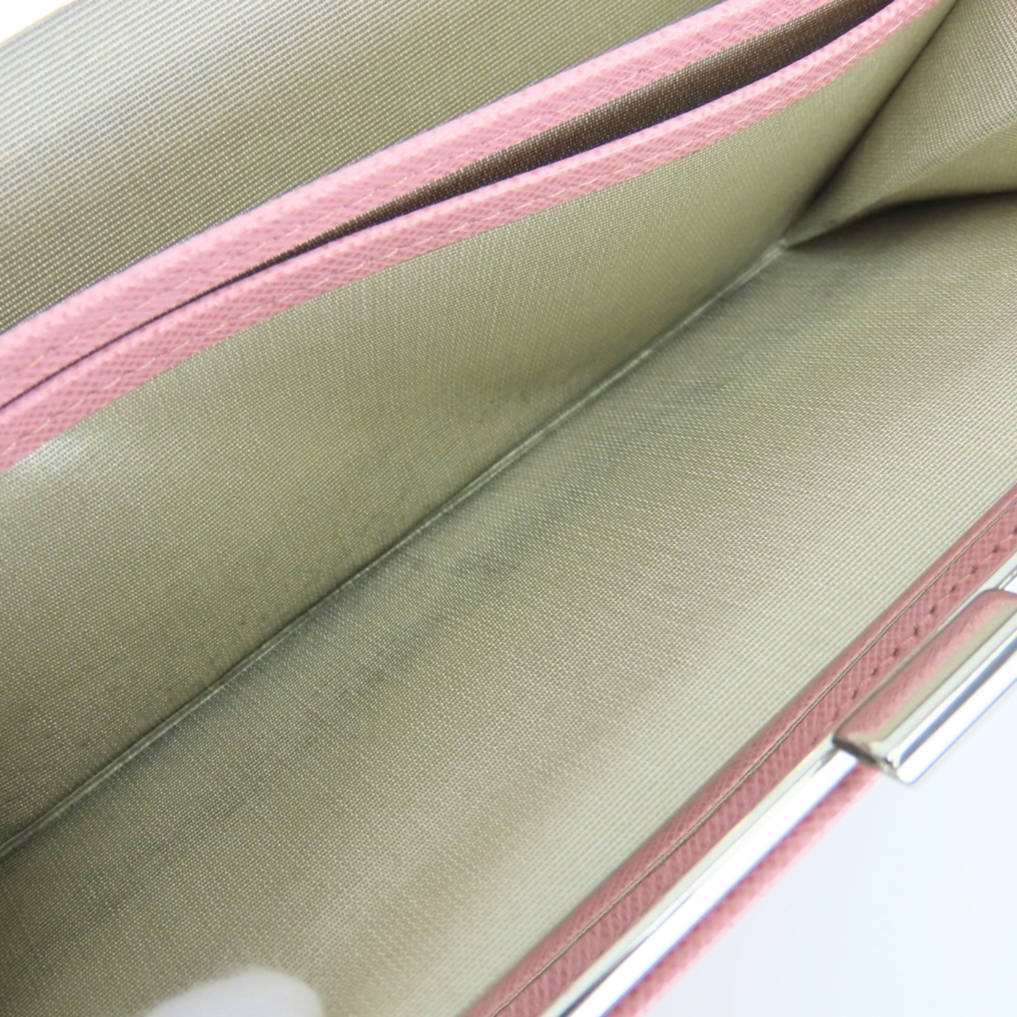 Burberry Pink Leather Coin Purse/Coin Case (Pre-Owned)