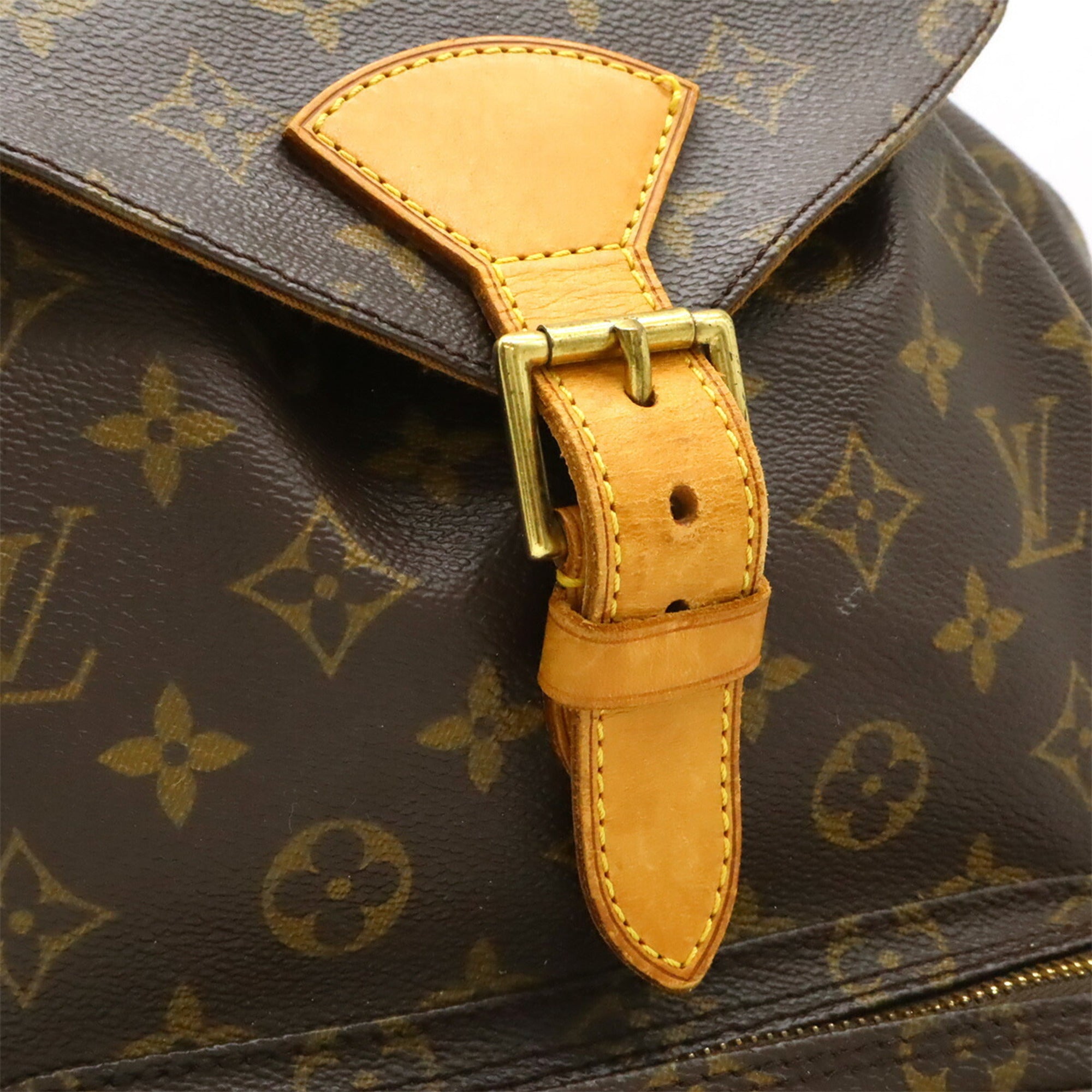 Louis Vuitton Brown Monogram Monogram Backpack Shoulder Bag (Pre-Owned)