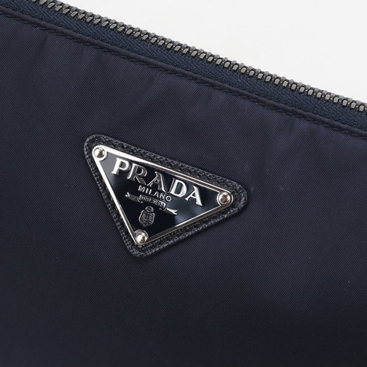 Prada Navy Nylon Shoulder Bag (Pre-Owned)