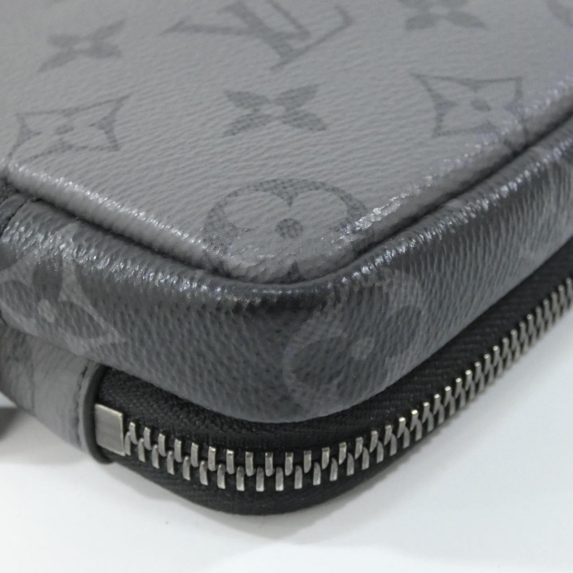 Louis Vuitton Monogram Eclipse Black Gris Coated Canvas Shoulder Bag (Pre-Owned)