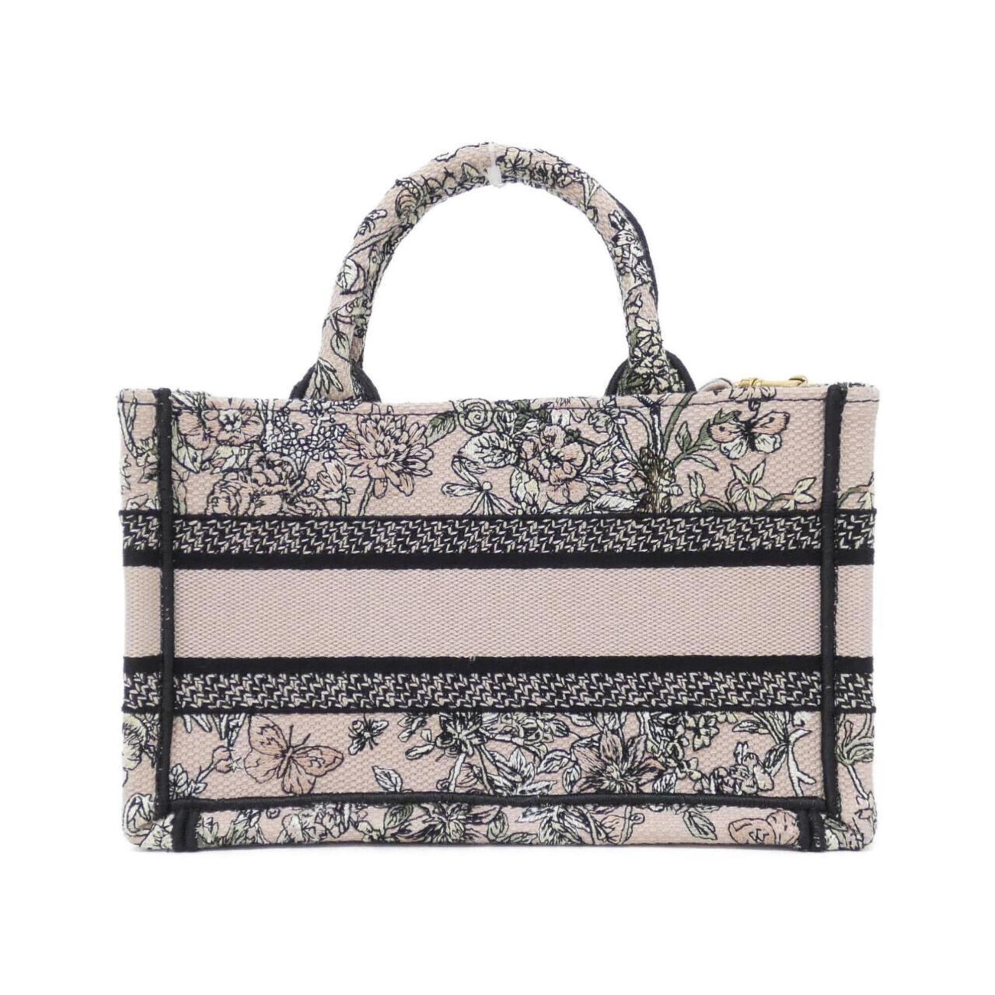 Christian Dior Pink Canvas Handbag (Pre-Owned)