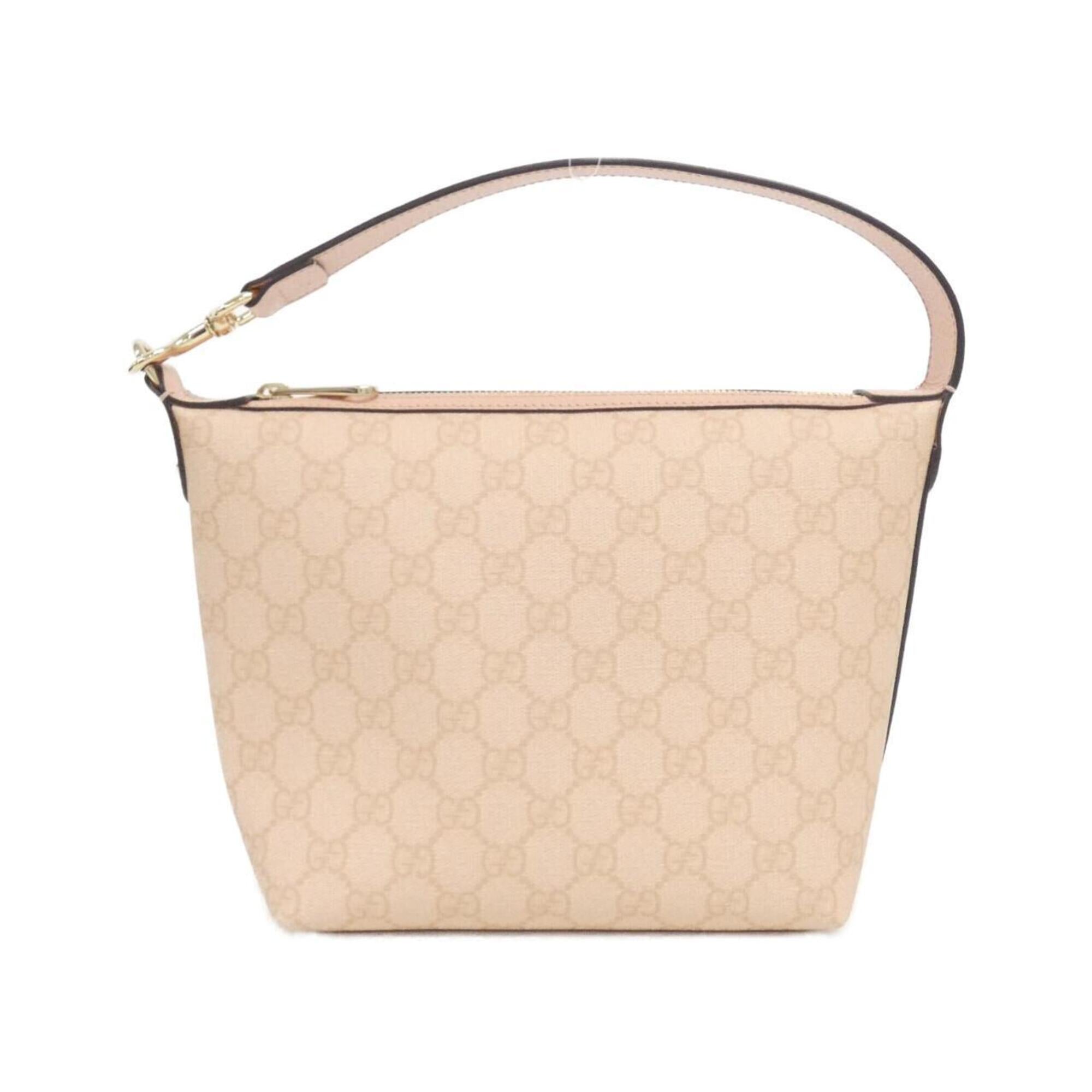 Gucci Dusty Pink Gg Supreme Shoulder Bag (Pre-Owned)