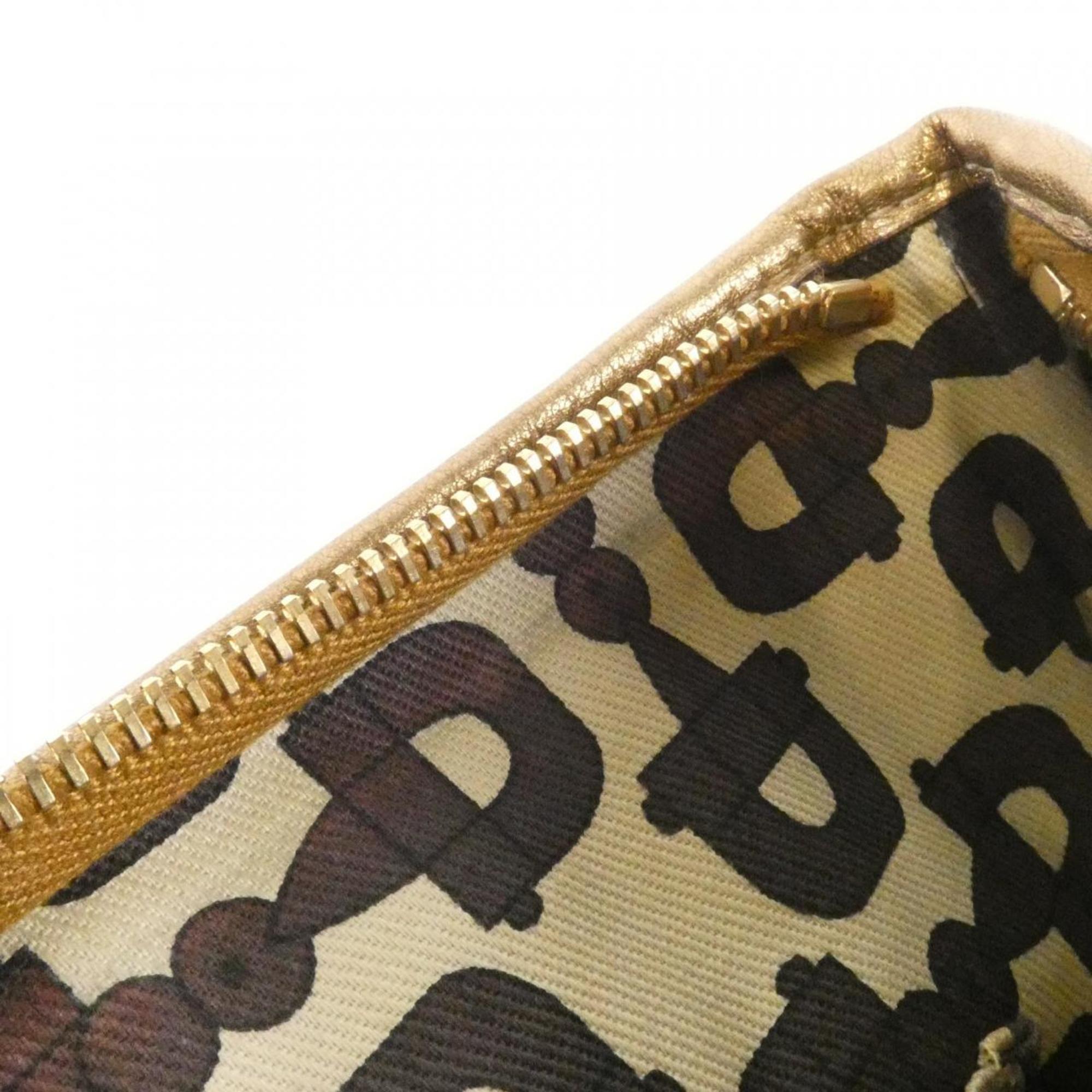 Gucci Beige Gg Canvas Shoulder Bag (Pre-Owned)