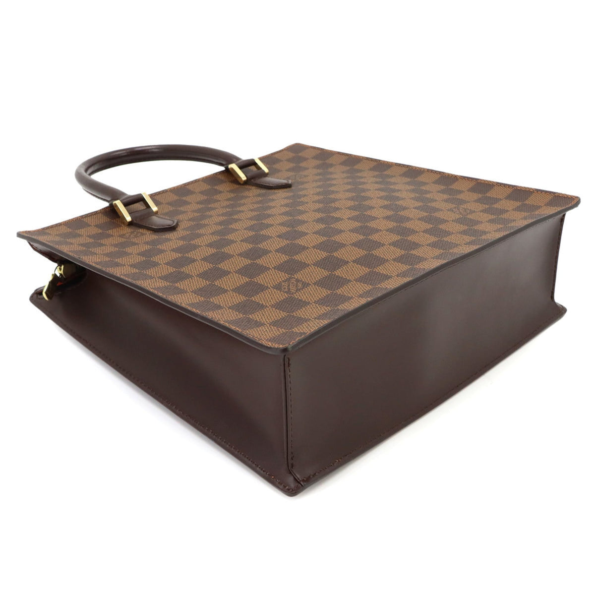 Louis Vuitton Brown Damier Canvas Ebene Damier Canvas Handbag Tote Bag (Pre-Owned)