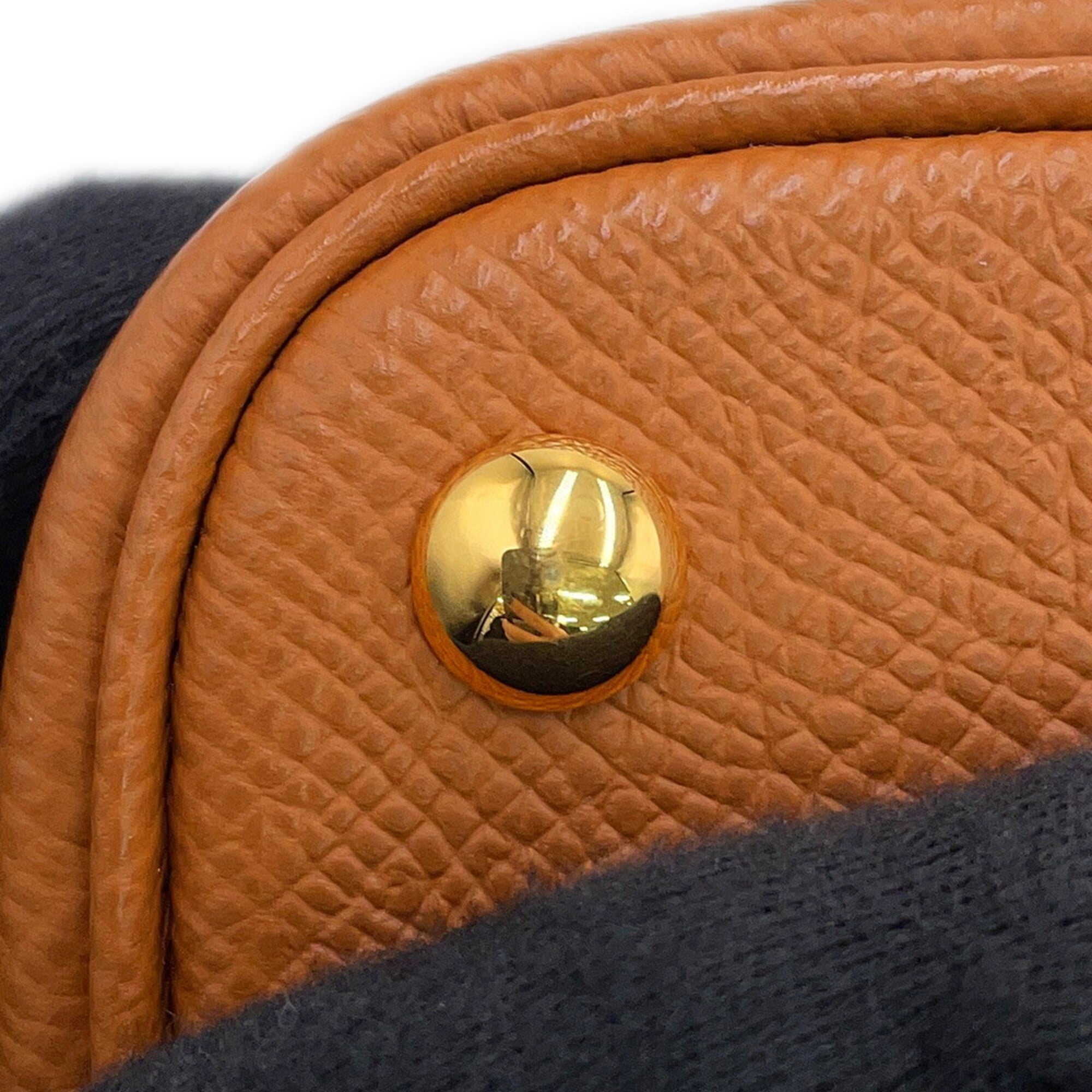 Hermes Bolide Gold Epsom Leather Handbag Shoulder Bag (Pre-Owned)