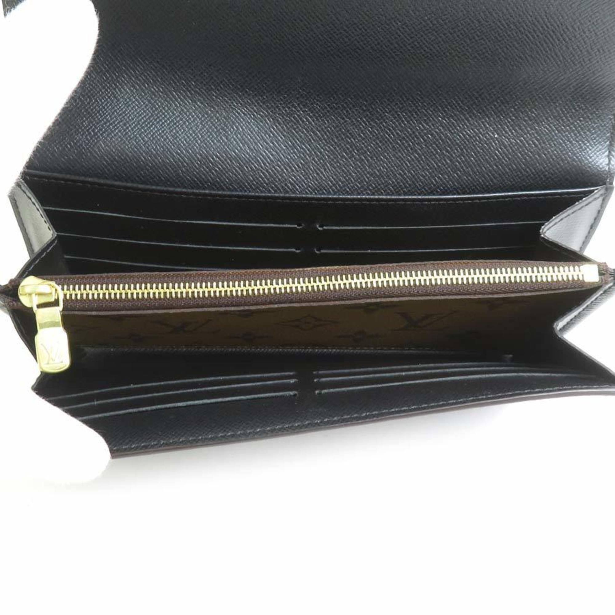 Louis Vuitton Brown Monogram Reverse Monogram Reverse Long Wallet (Bi-Fold) (Pre-Owned)
