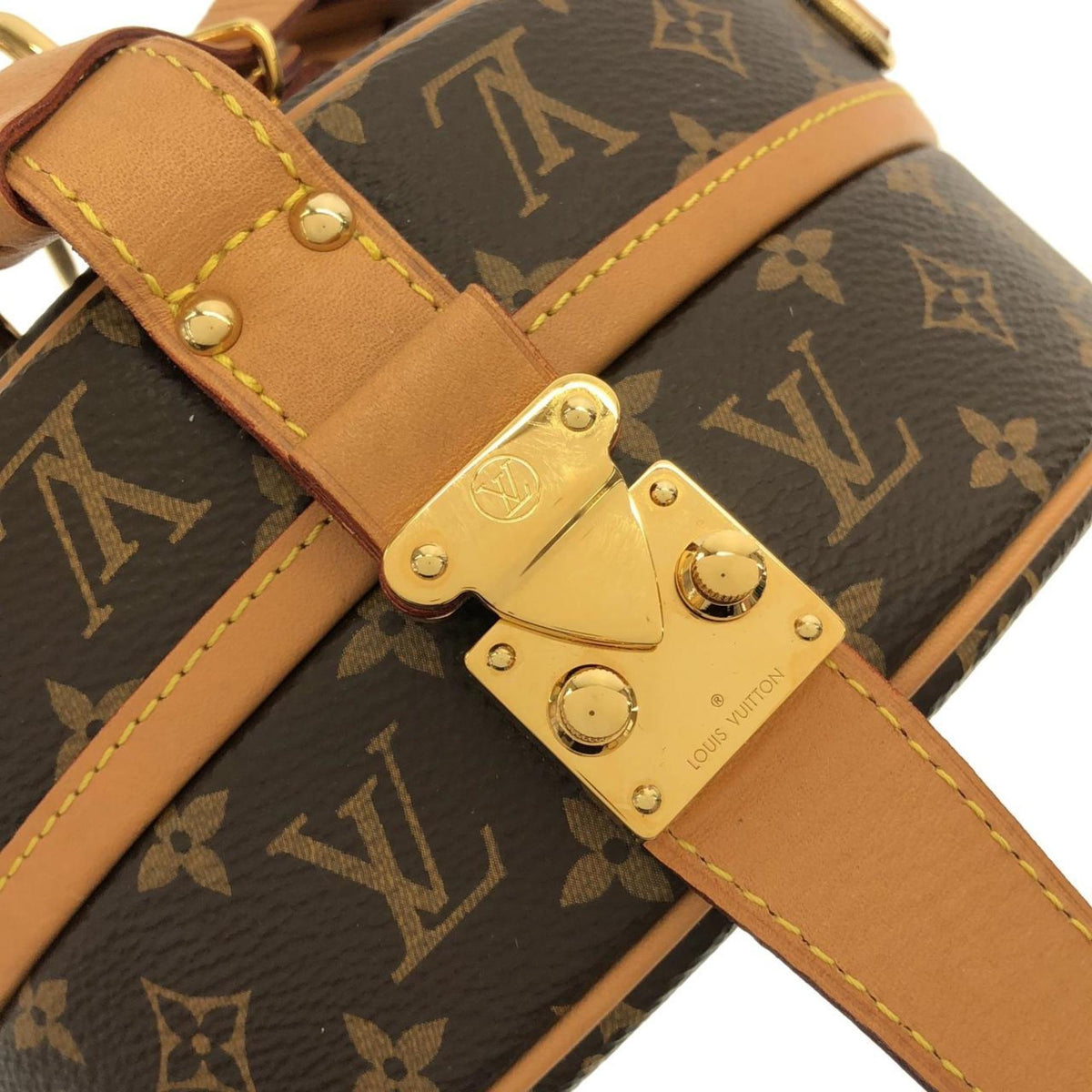 Louis Vuitton Marron Coated Canvas Handbag (Pre-Owned)