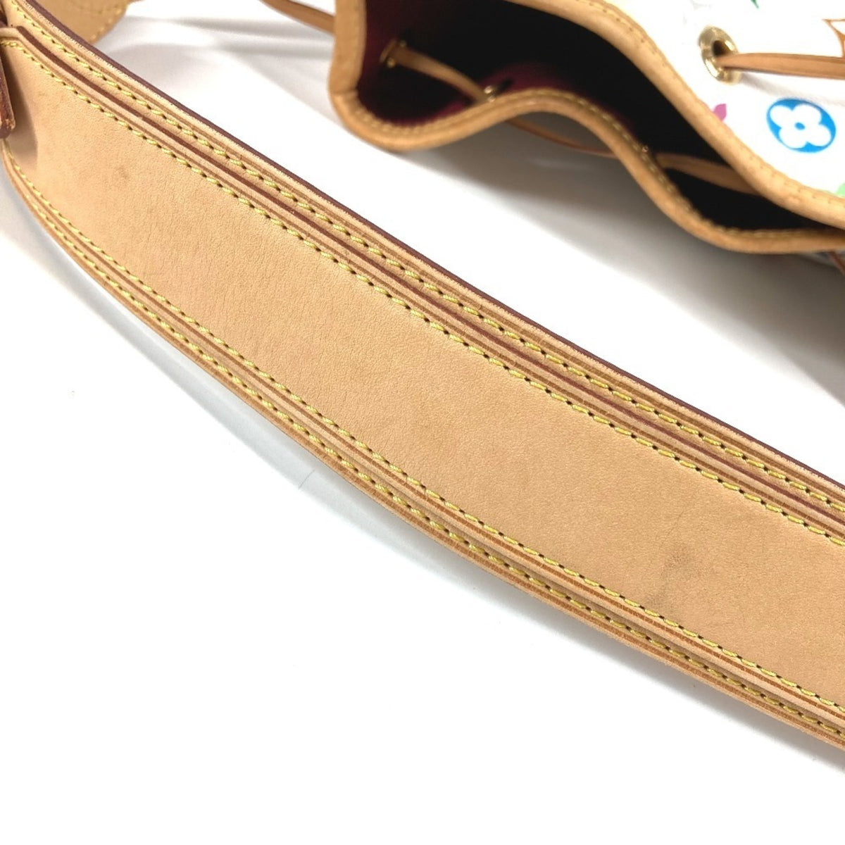 Louis Vuitton Blanc White Monogram Multicolore Shoulder Bag (Pre-Owned)