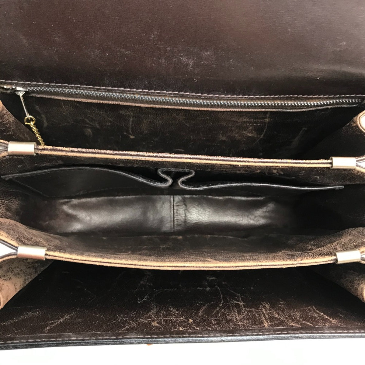 Celine Brown Leather Shoulder Bag (Pre-Owned)