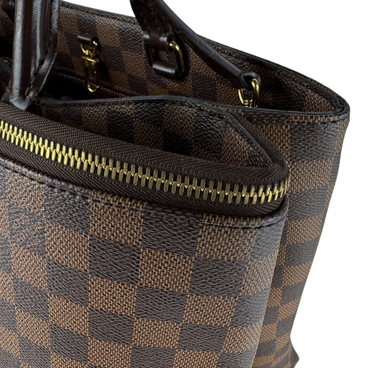 Louis Vuitton Brown Damier Canvas Damier Canvas Handbag Shoulder Bag (Pre-Owned)