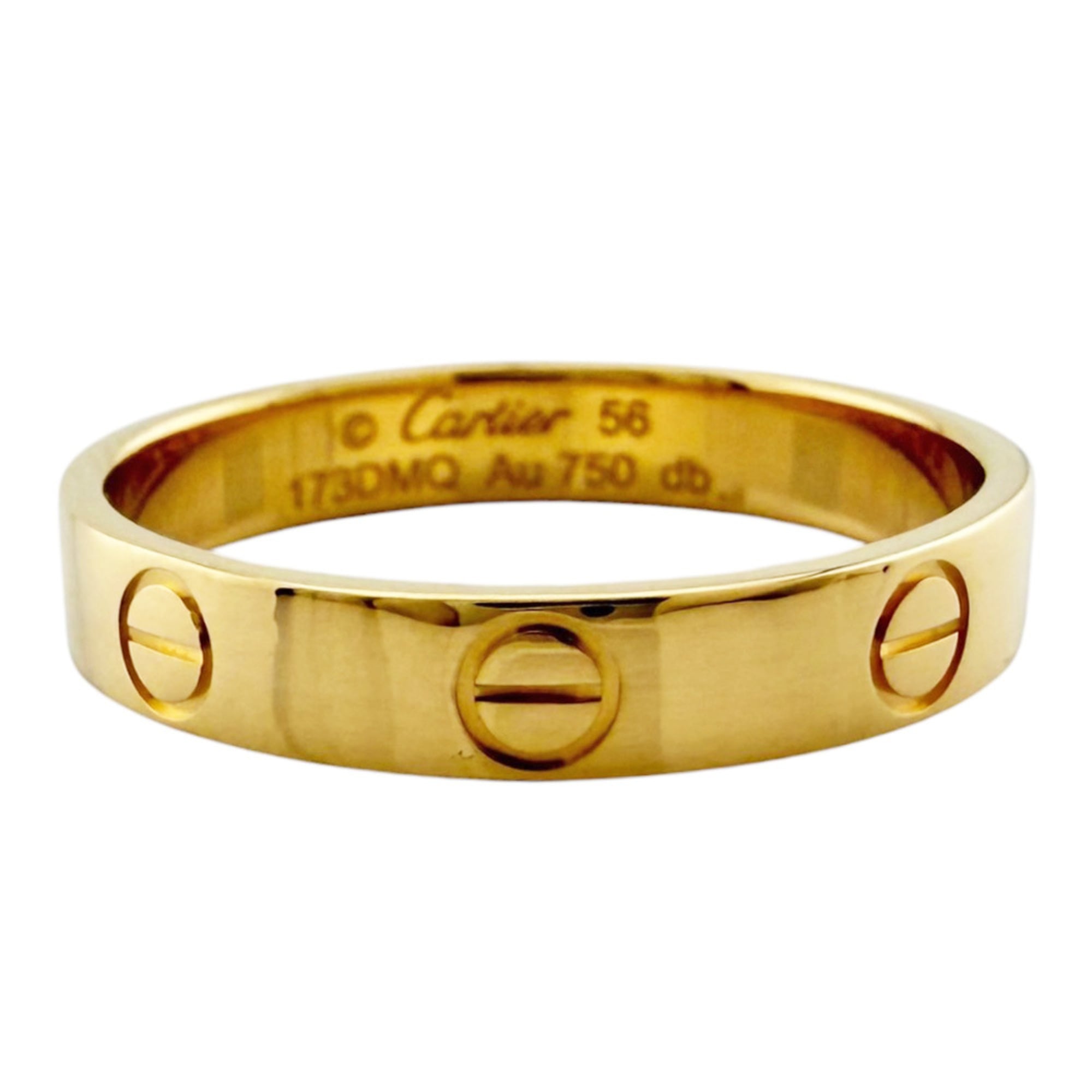 Cartier Love Yellow Gold (18K) Band Ring (Pre-Owned)