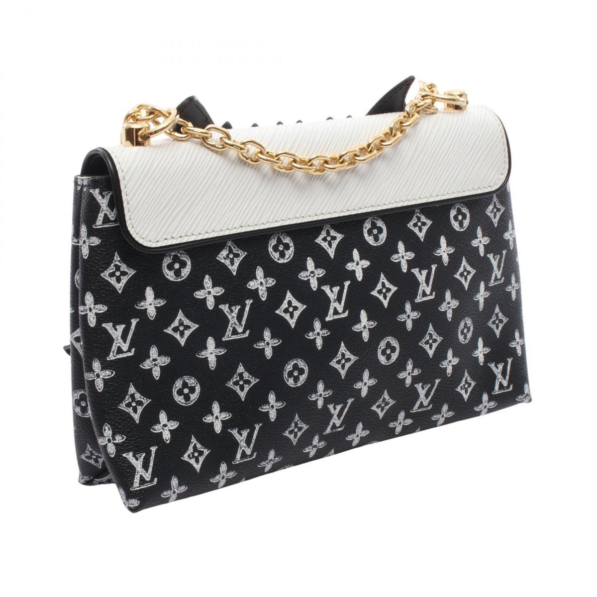 Louis Vuitton Black Multi-Color White Epi Leather Coated Canvas Handbag Shoulder Bag (Pre-Owned)