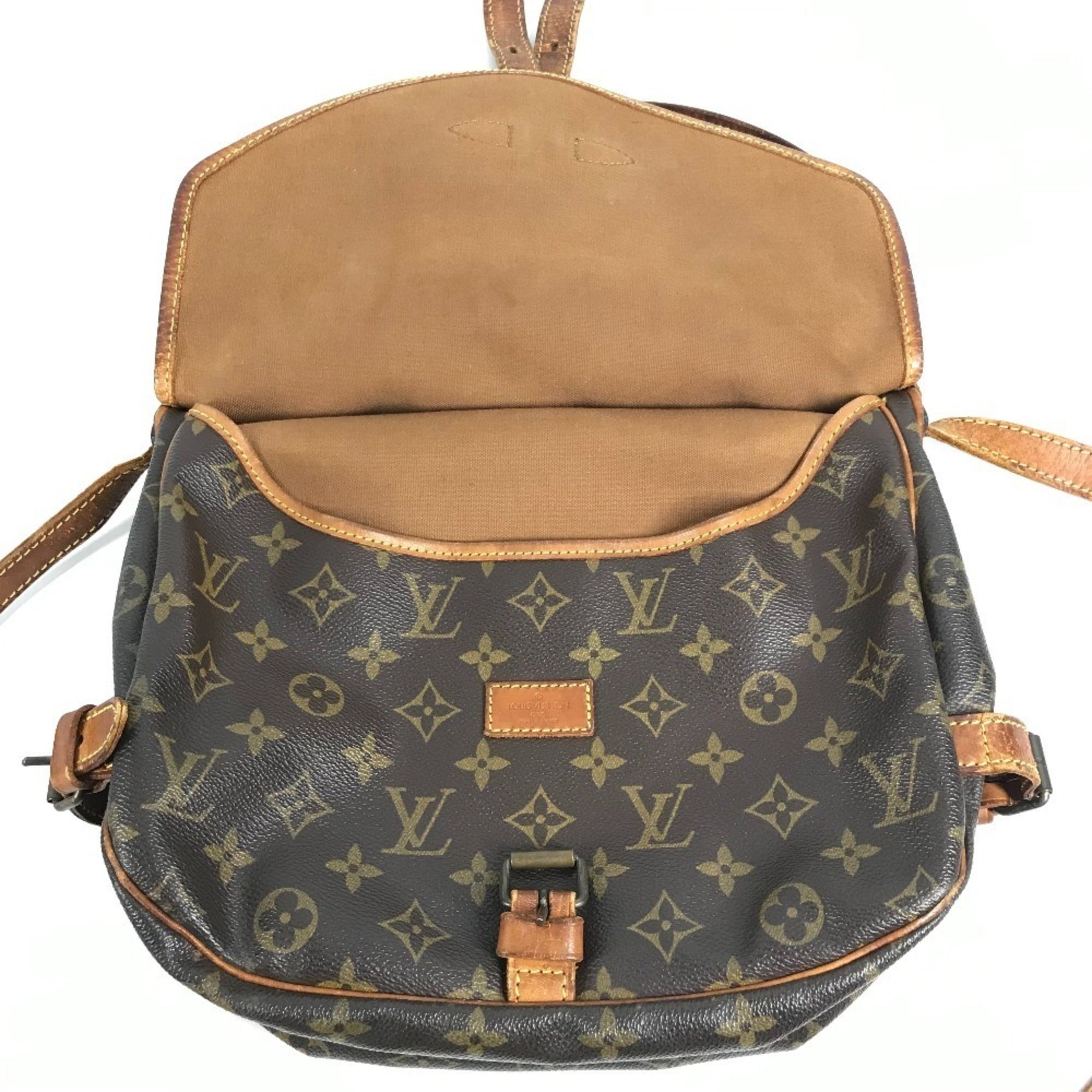 Louis Vuitton Brown Monogram Shoulder Bag (Pre-Owned)