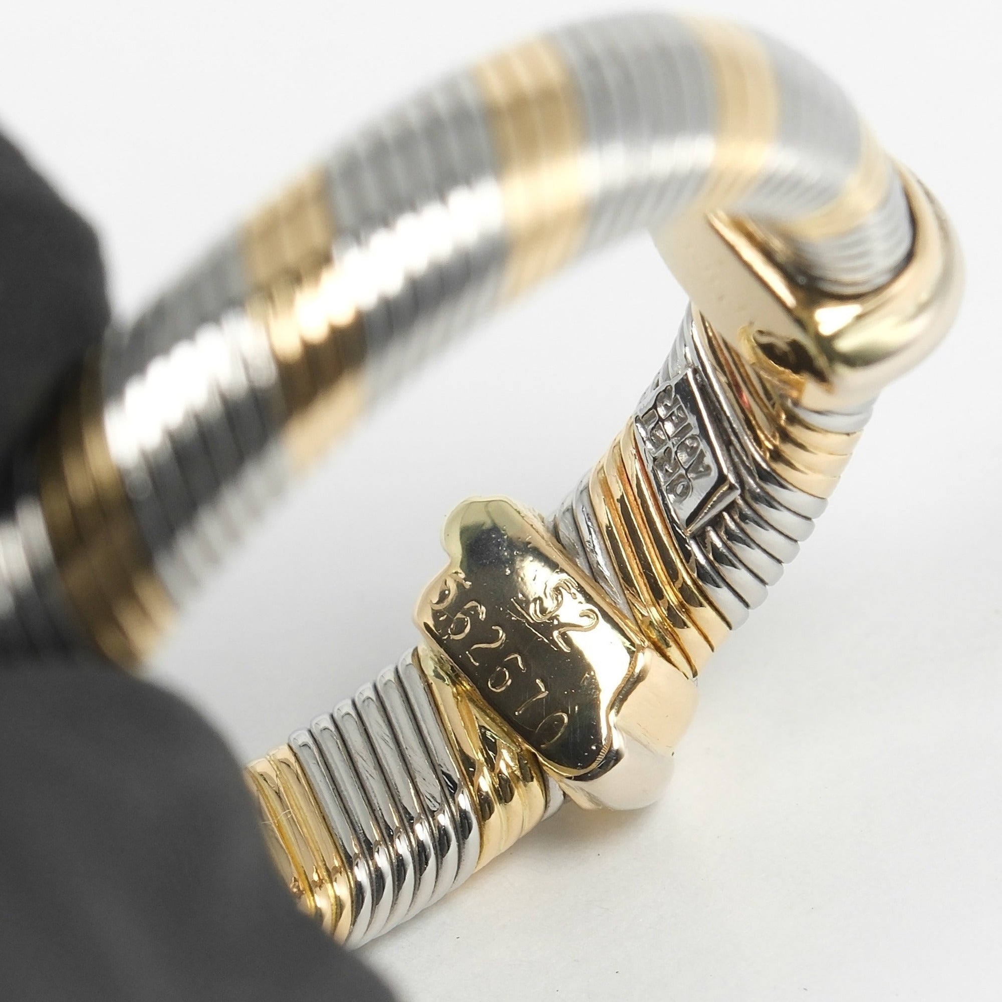 Cartier Yellow Gold (18K) Stainless Steel Band Ring (Pre-Owned)