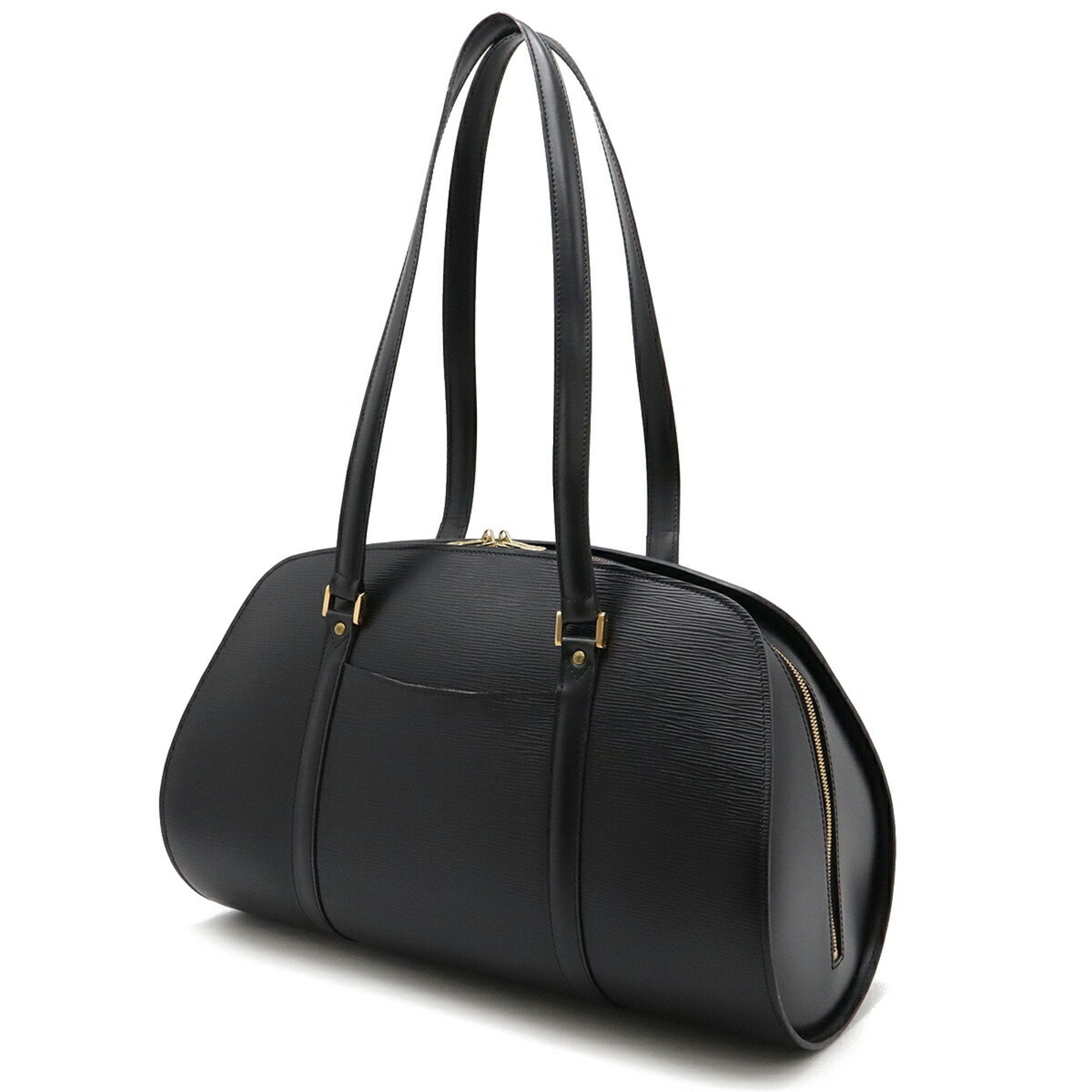 Louis Vuitton Noir Epi Leather Boston Bag Shoulder Bag (Pre-Owned)