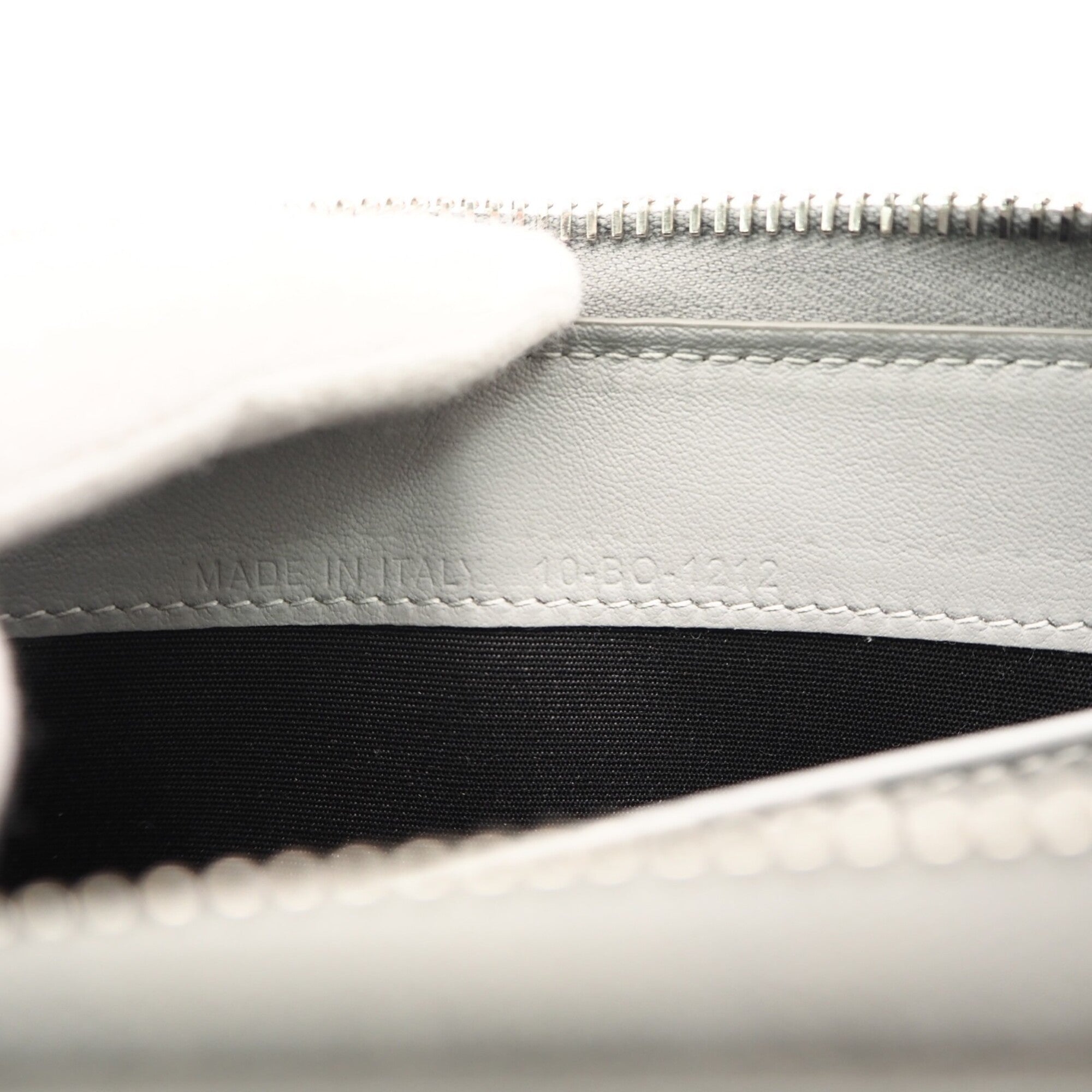 Christian Dior Gray Coated Canvas Leather Long Wallet (Bi-Fold) (Pre-Owned)