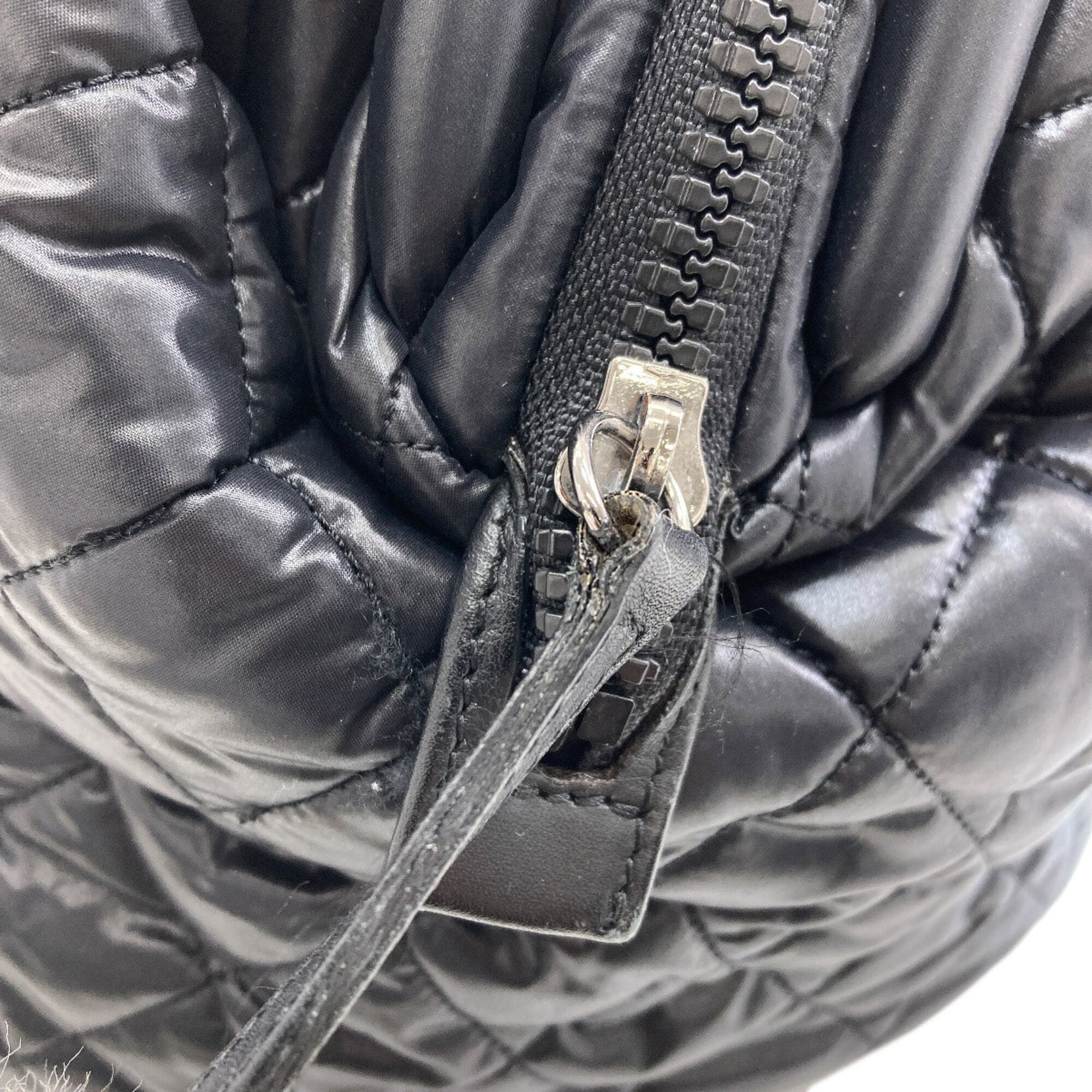 Chanel Black Nylon Boston Bag (Pre-Owned)