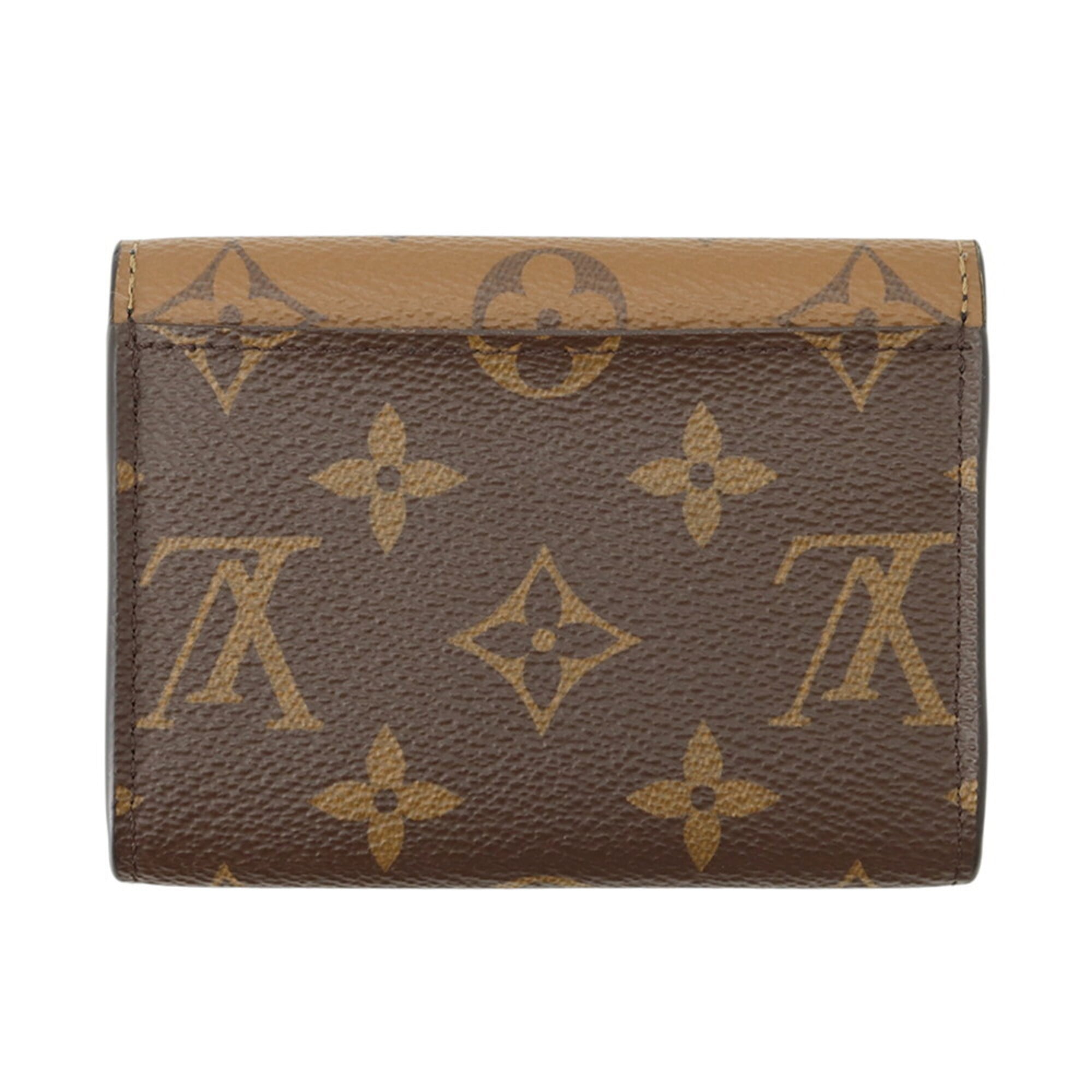 Louis Vuitton Monogram Reverse Black Noir Monogram Reverse Monogram Coin Purse/Coin Case (Pre-Owned)