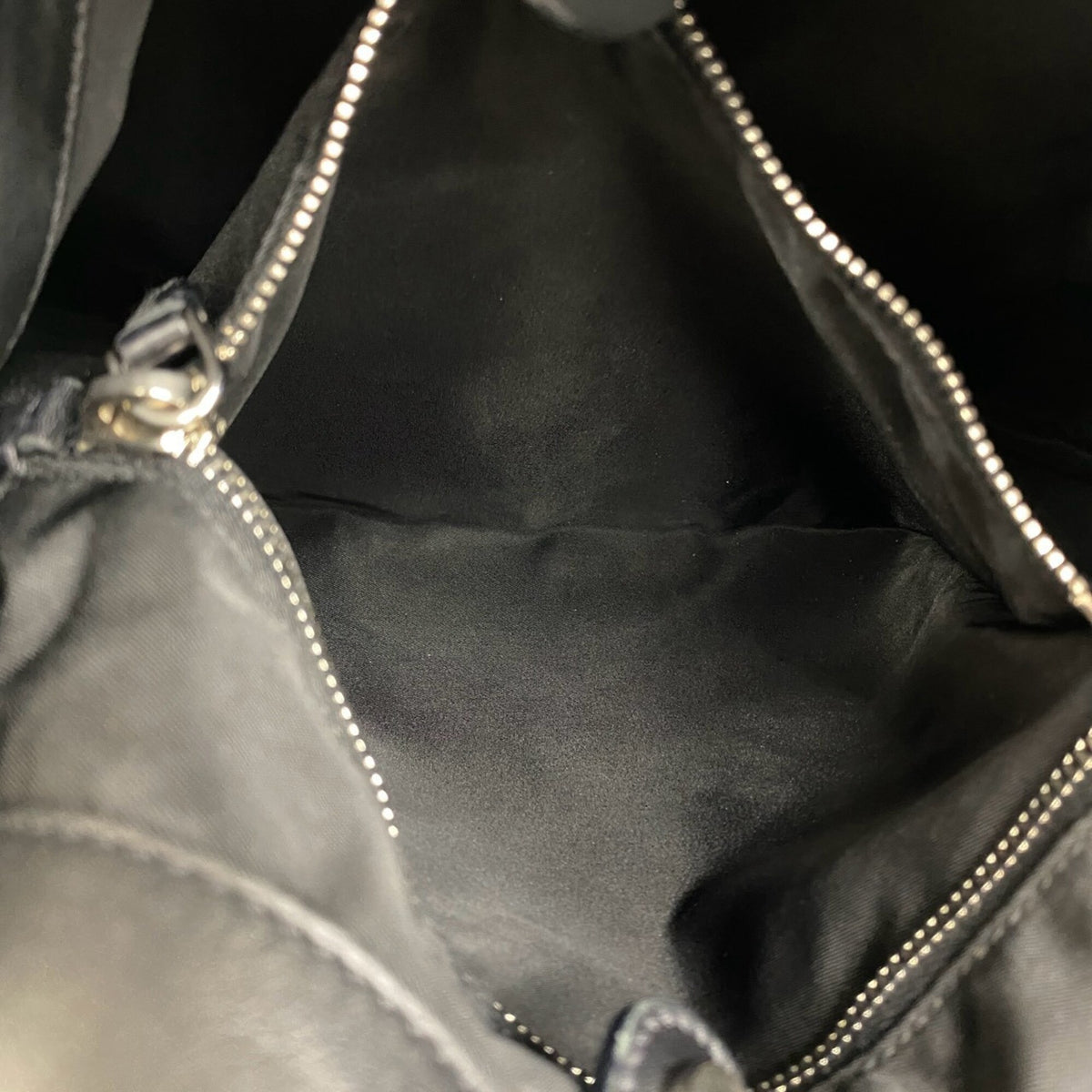 Prada Black Nylon Leather Boston Bag Shoulder Bag Tote Bag (Pre-Owned)