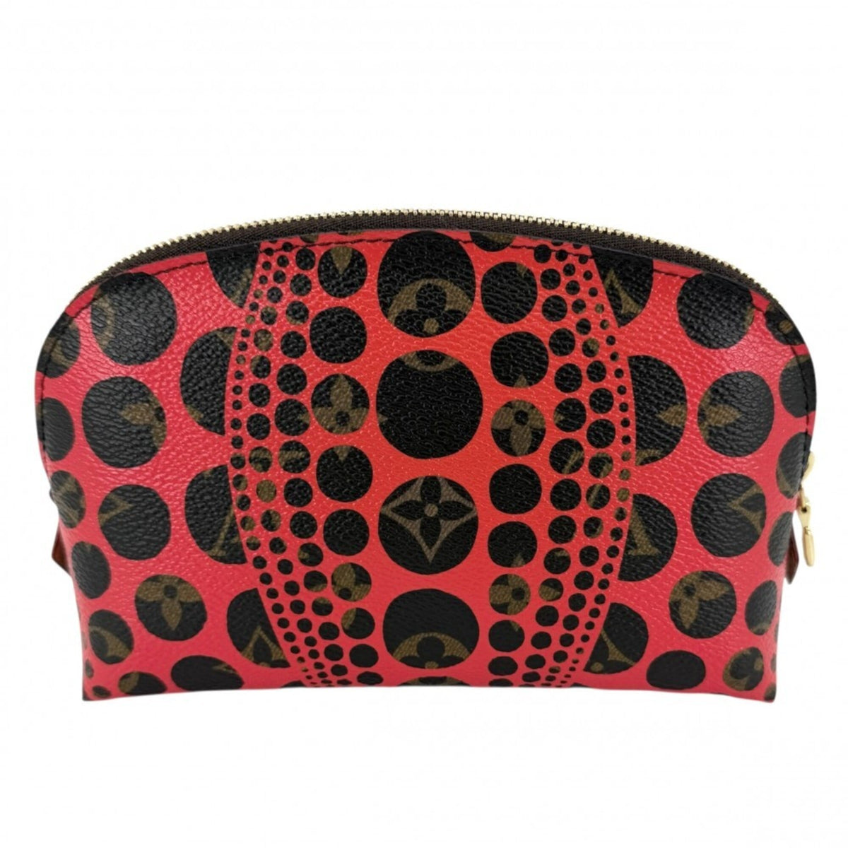 Louis Vuitton Brown Red Color Monogram Pochette Pouch (Pre-Owned)