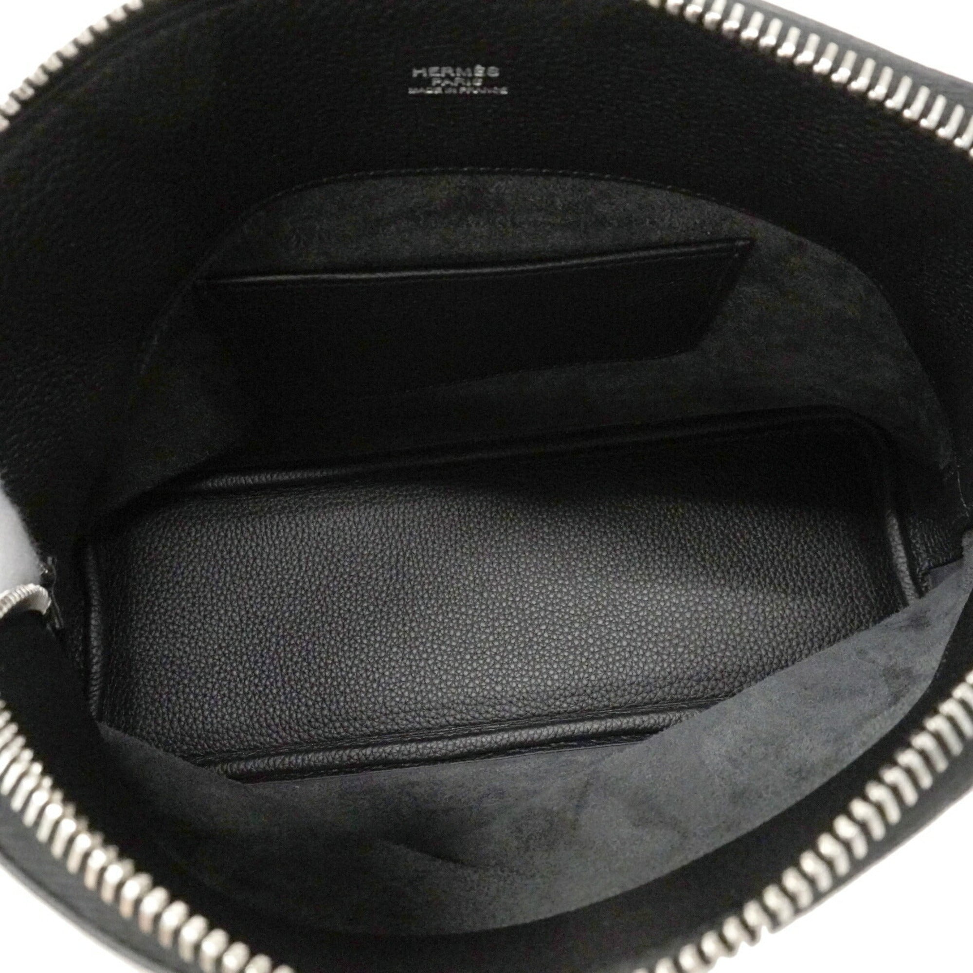 Hermes Black Togo Leather Shoulder Bag (Pre-Owned)
