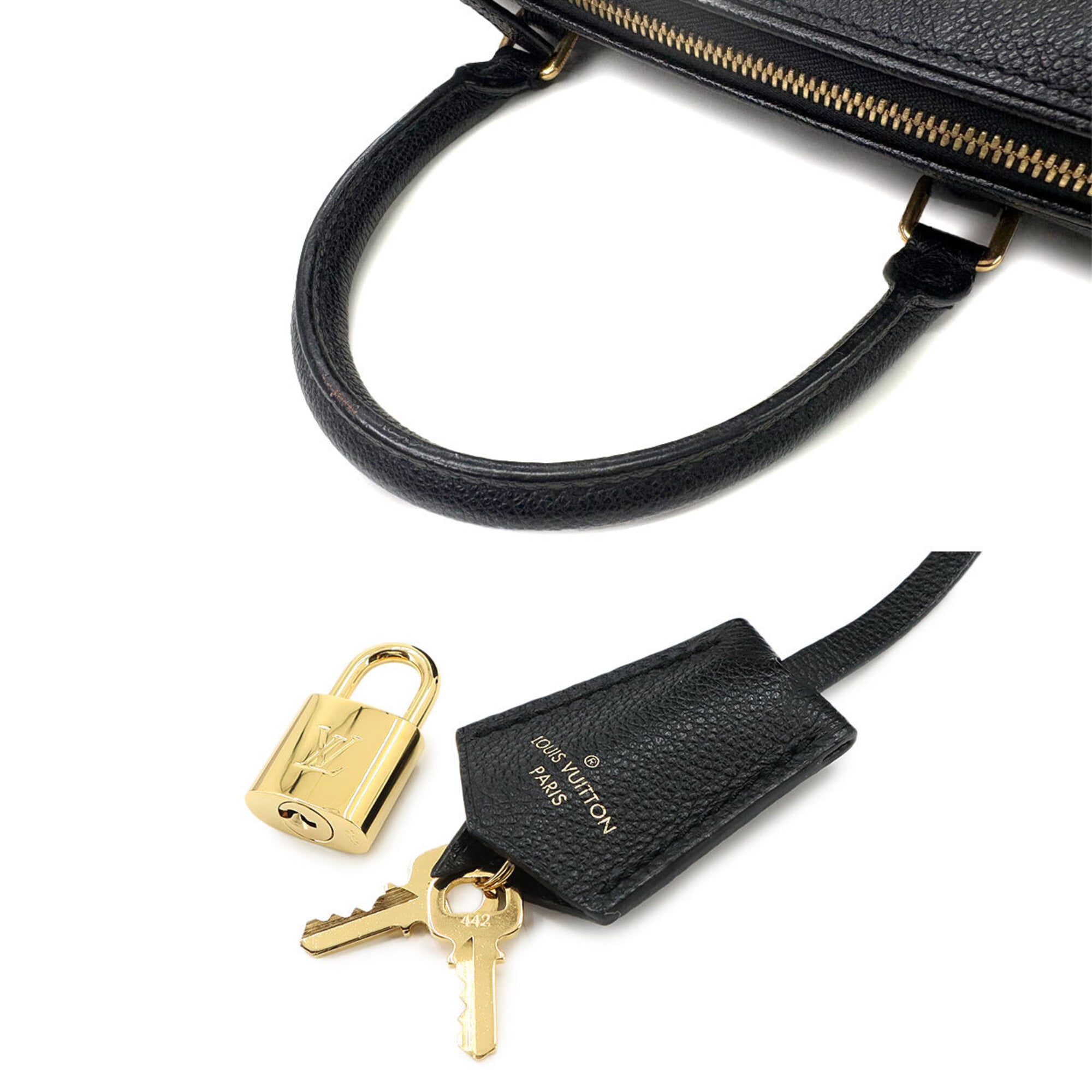 Louis Vuitton Monogram Empreinte Noir Monogram Empreinte Handbag (Pre-Owned)
