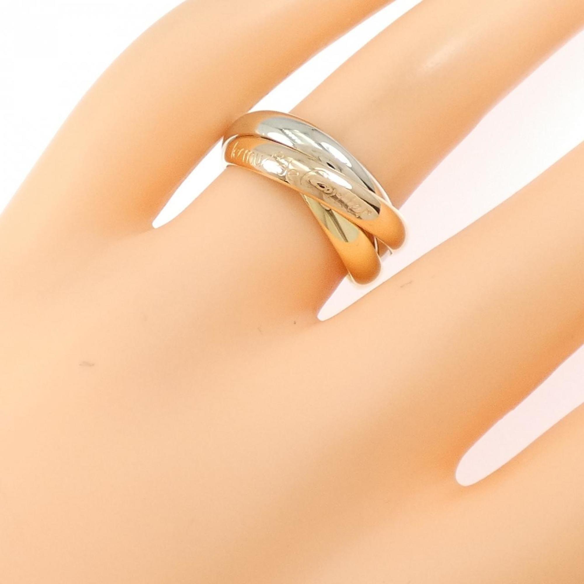 Cartier Pink Gold White Gold Yellow Gold Yellow Gold (18K) Pink Gold (18K) White Gold (18K) Band Ring (Pre-Owned)