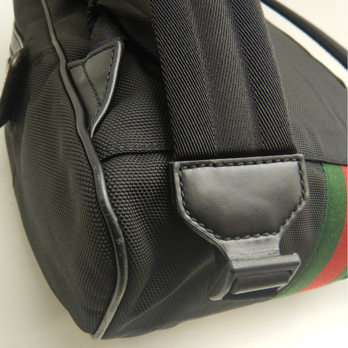 Gucci Black Nylon Canvas Backpack (Pre-Owned)